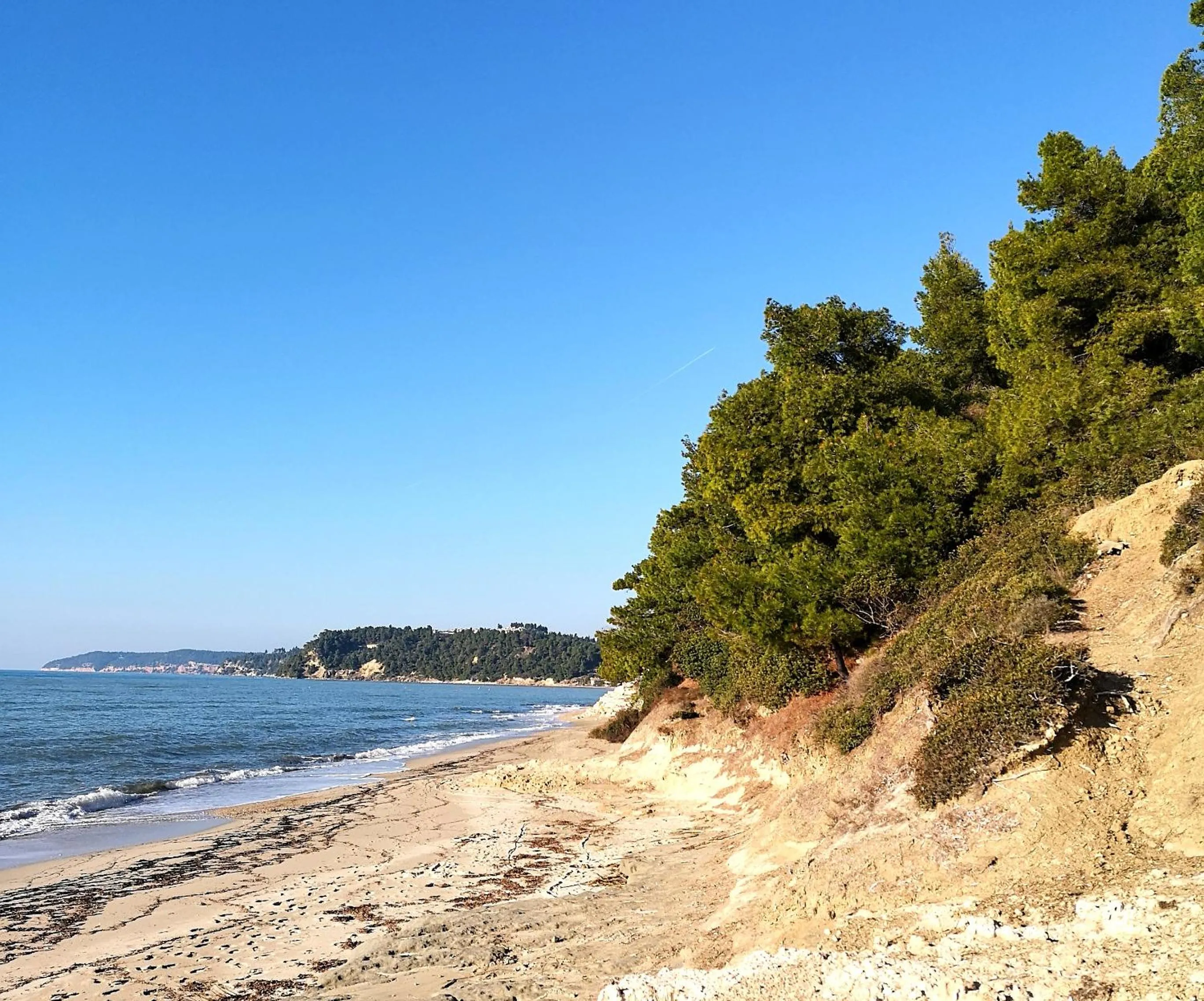 Beach in Acrogiali Sunshine