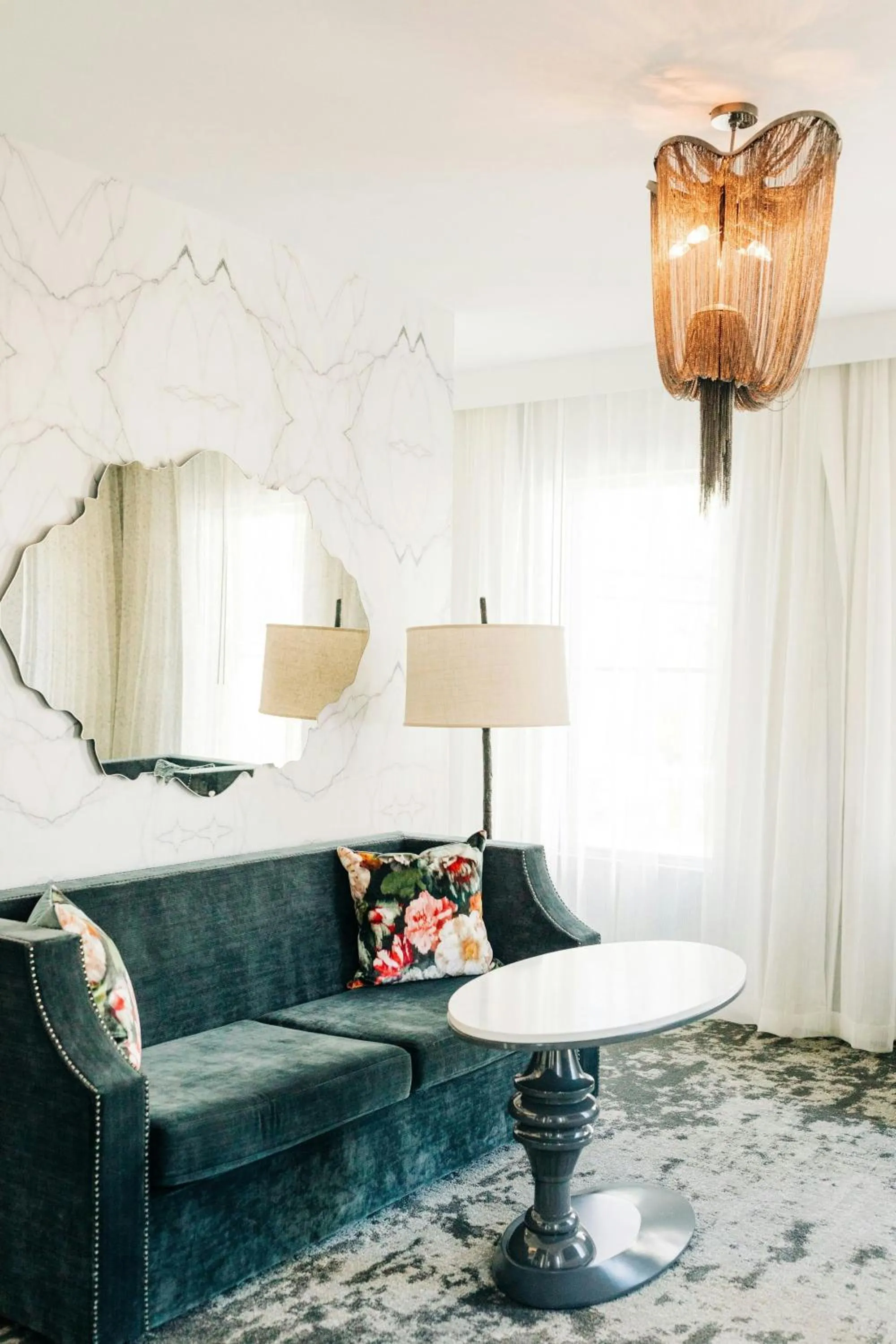 Living room in Hotel Bella Grace