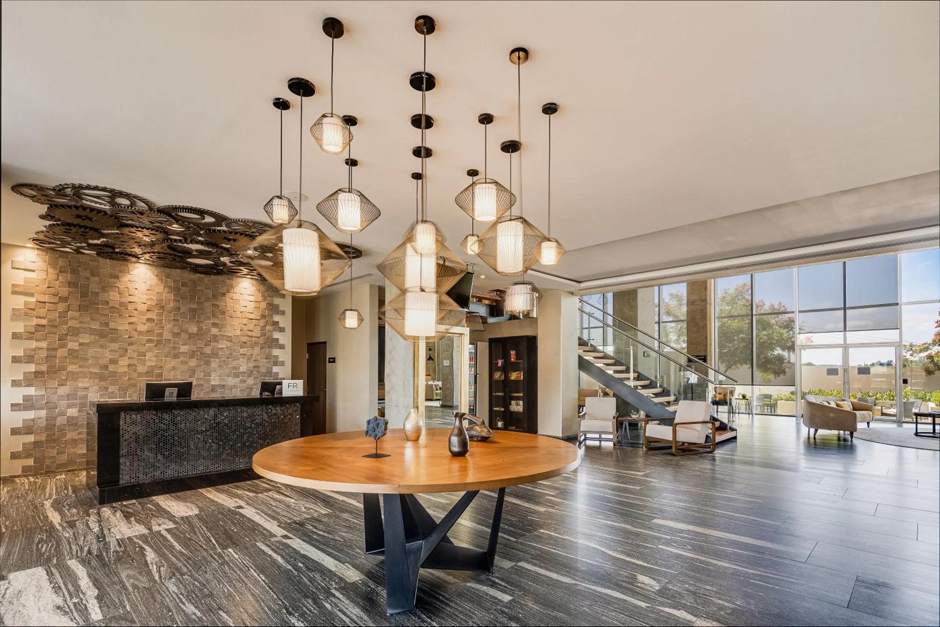 Lobby or reception in Fiesta Inn Suites Aeropuerto del Bajío