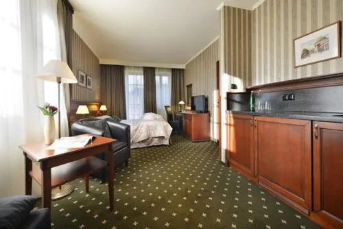 Bed in Wellness Golf Hotel Morris