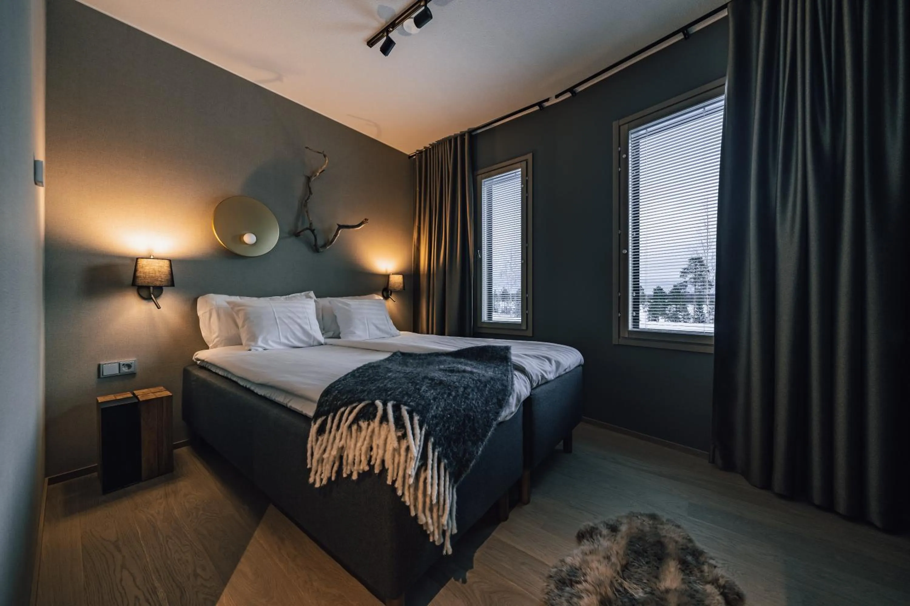 Bed in Tahko Spa Hotel