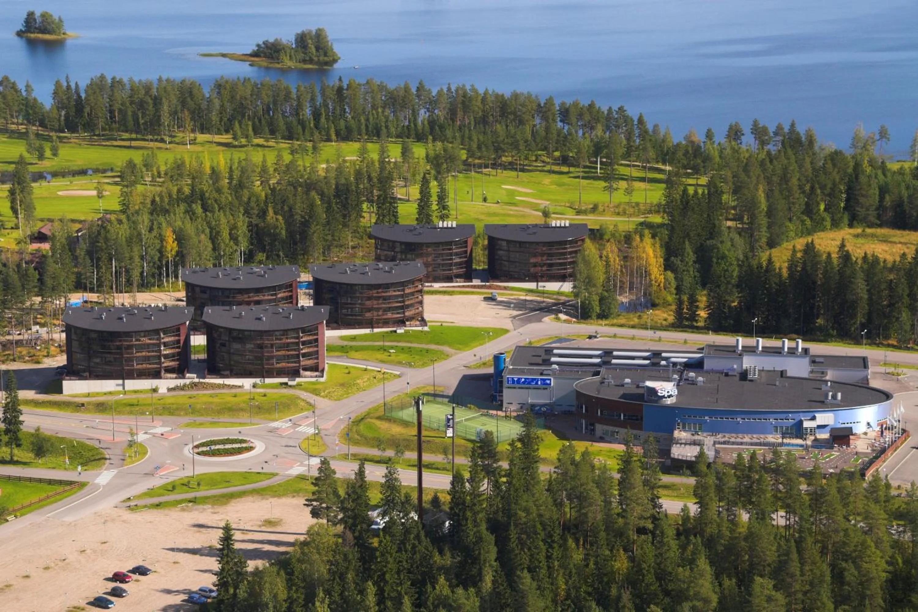 Property building in Tahko Spa Hotel