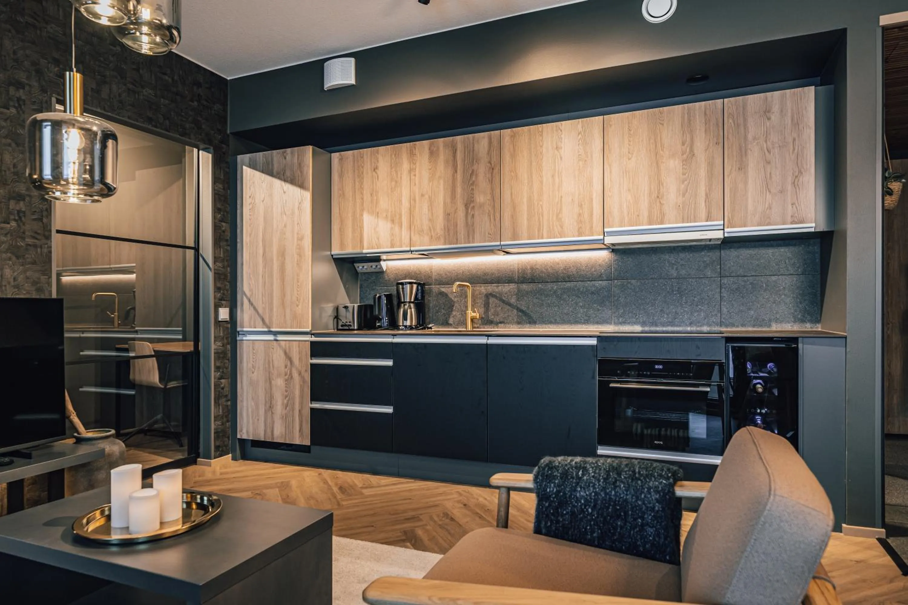 Kitchen or kitchenette in Tahko Spa Hotel