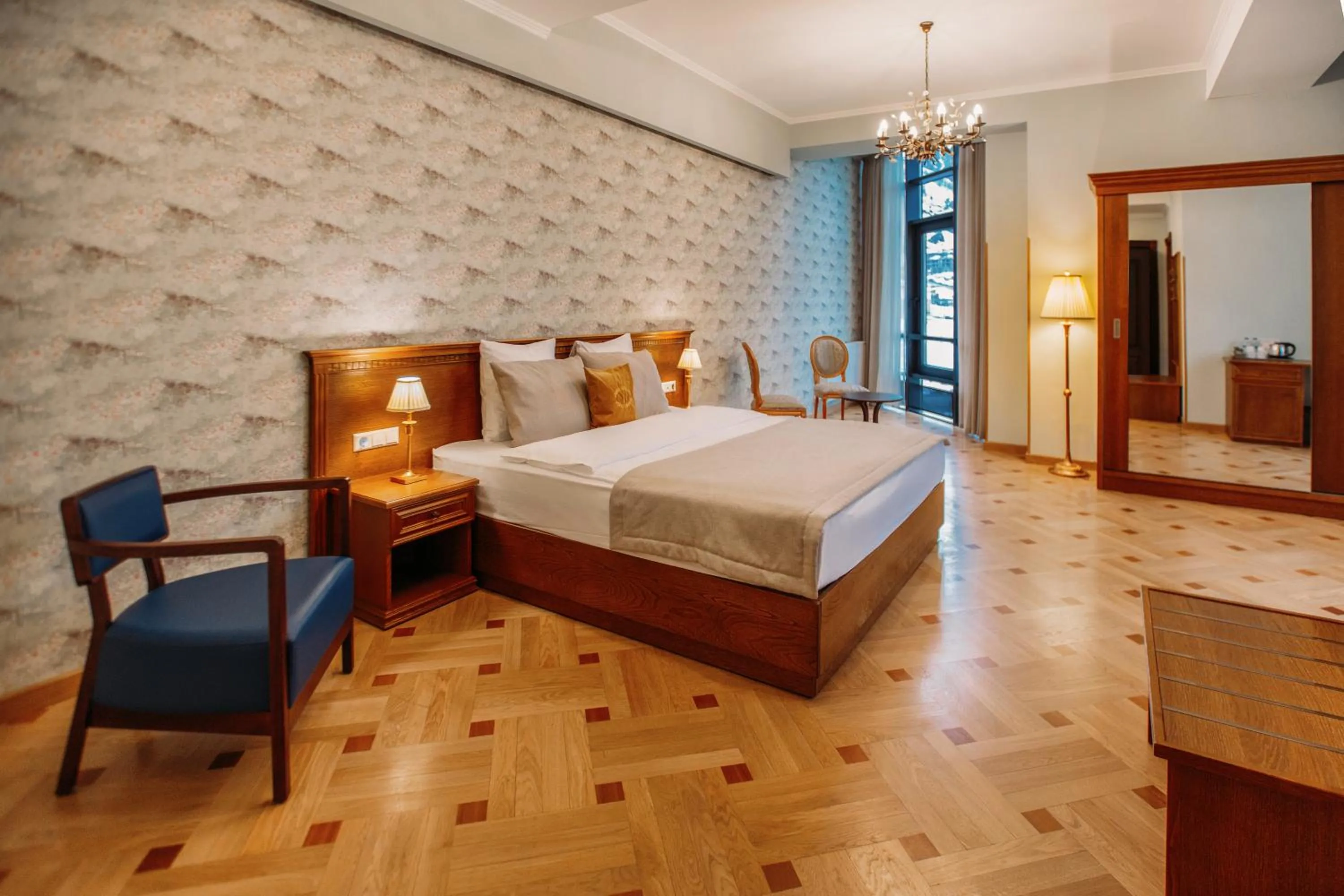 Bed in Porta Caucasia Kazbegi