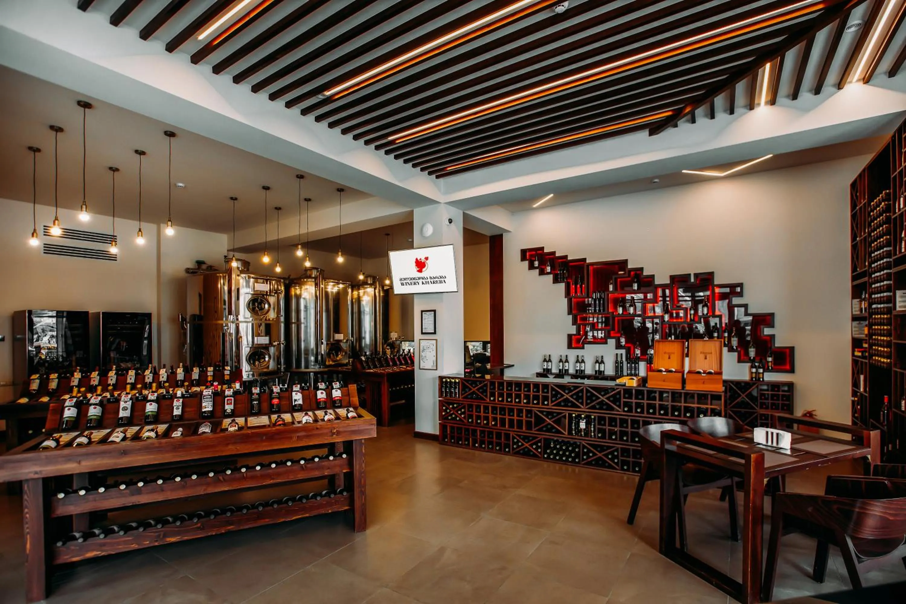 Lounge or bar in Porta Caucasia Kazbegi