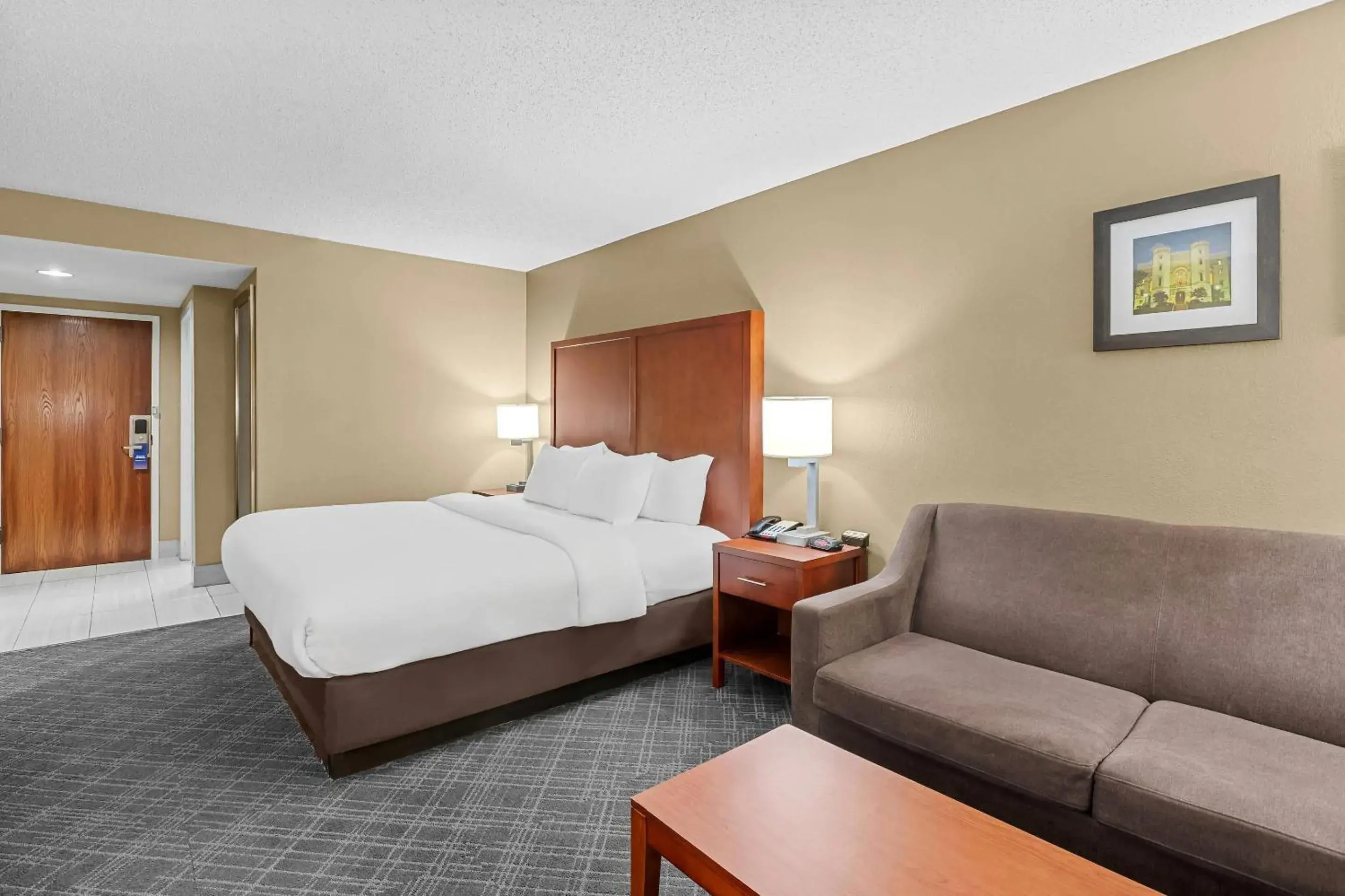 Bedroom, Bed in Comfort Inn University Area Bedroom, Bed in Comfort Inn University Area