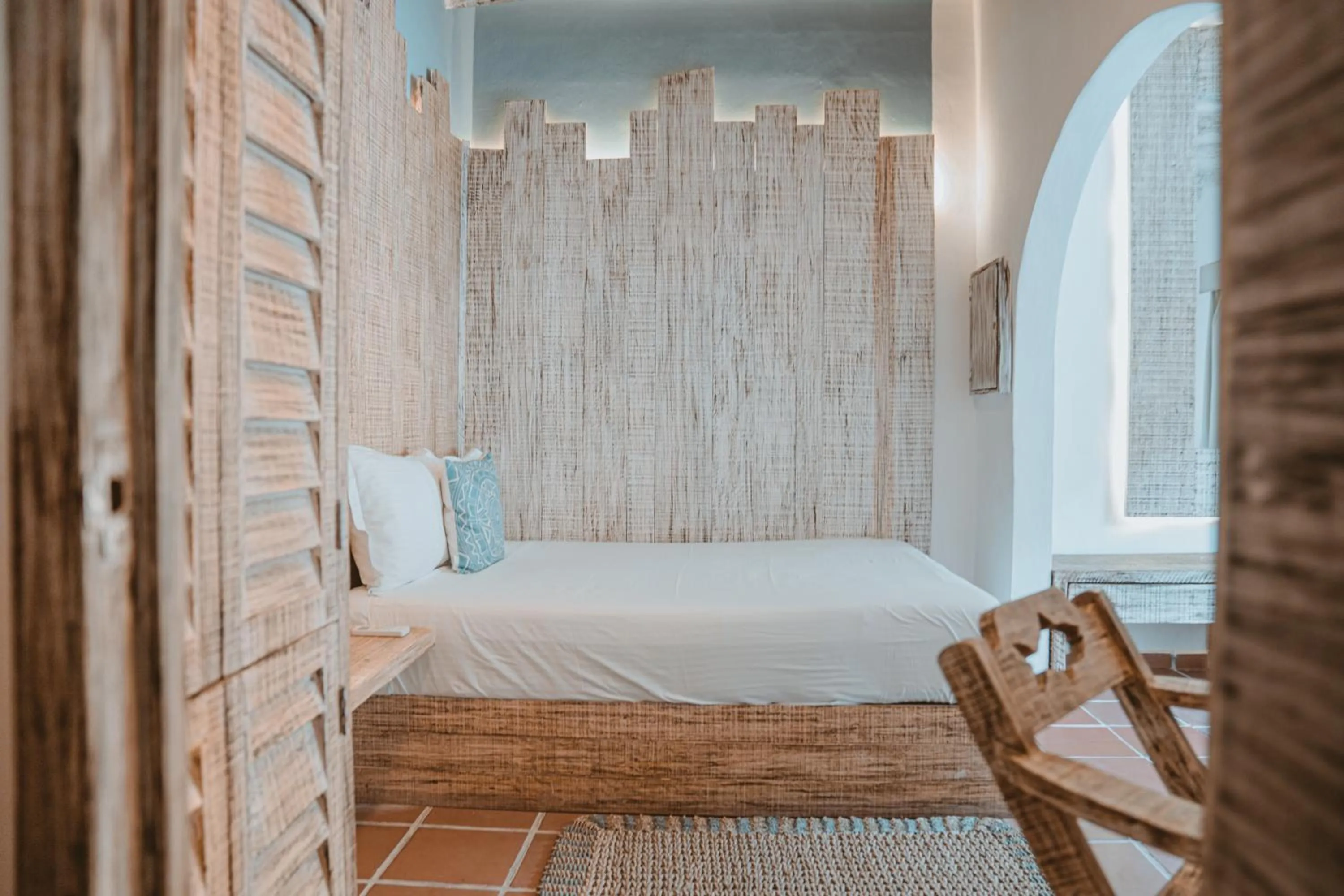Bed in Holbox Dream Beachfront Hotel