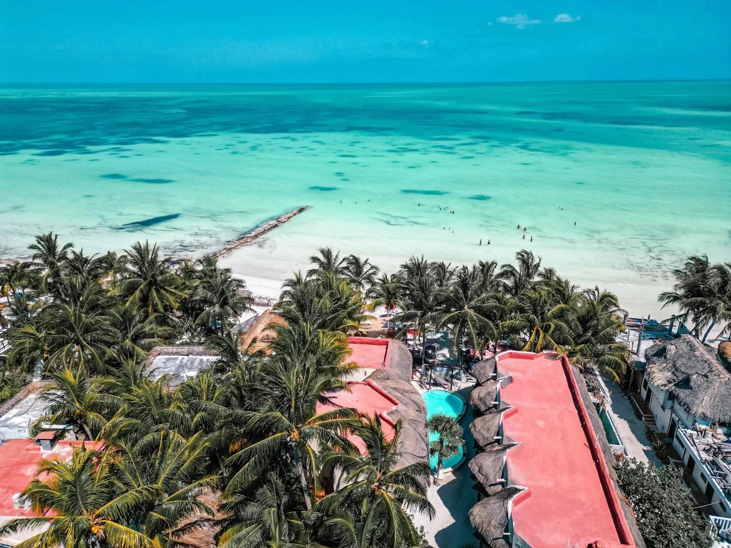 Beach in Holbox Dream Beachfront Hotel