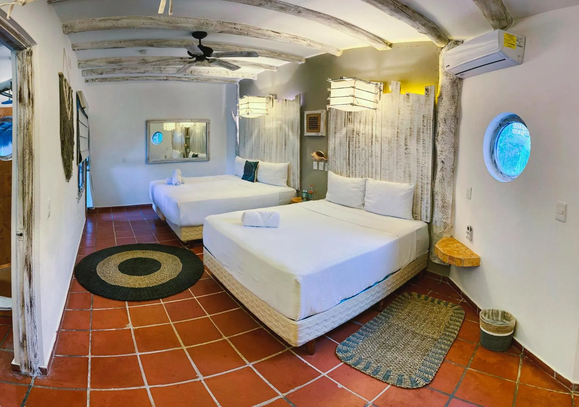 Seating area, Bed in Holbox Dream Beachfront Hotel