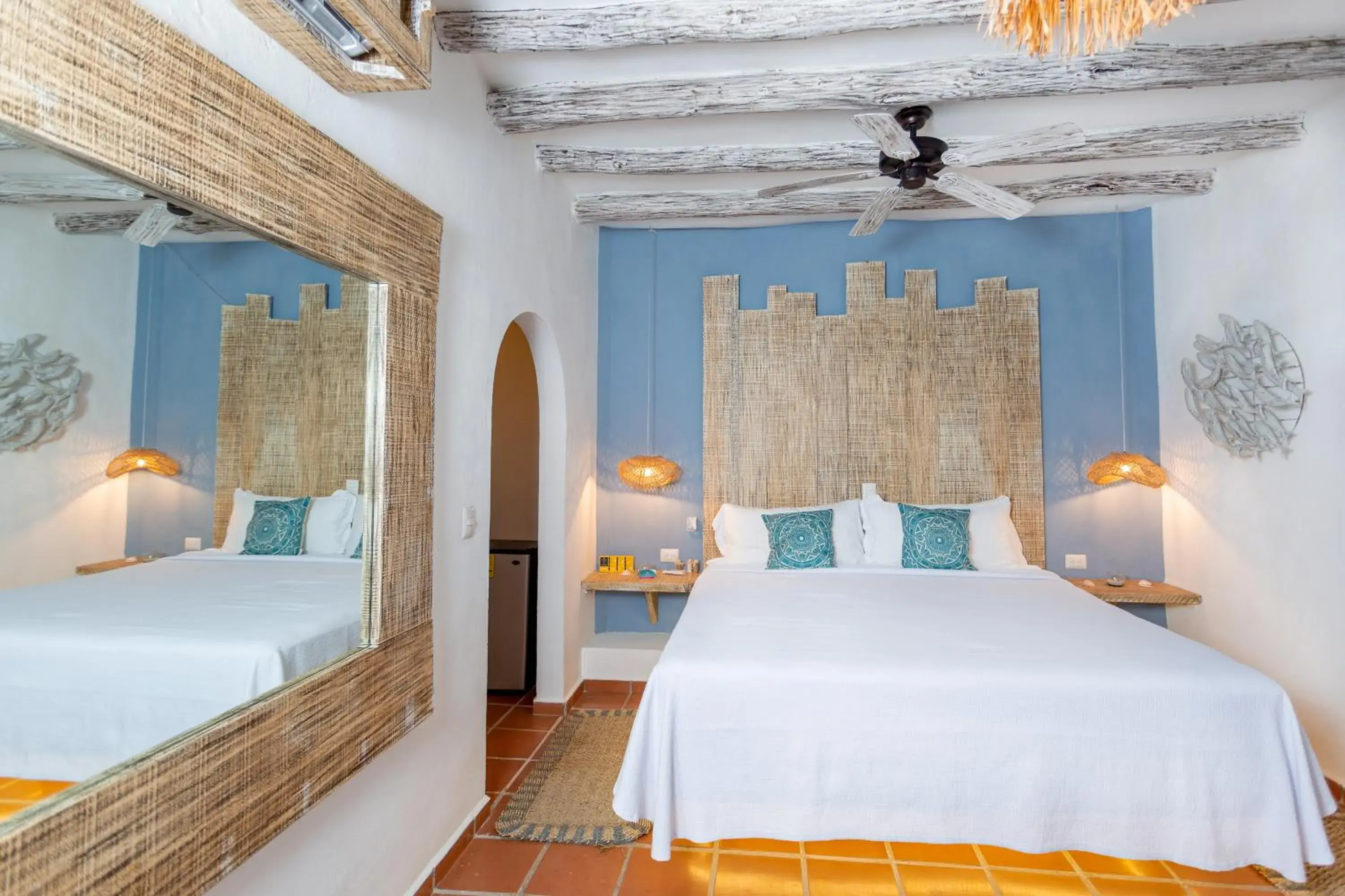 Bedroom, Bed in Holbox Dream Beachfront Hotel Bedroom, Bed in Holbox Dream Beachfront Hotel