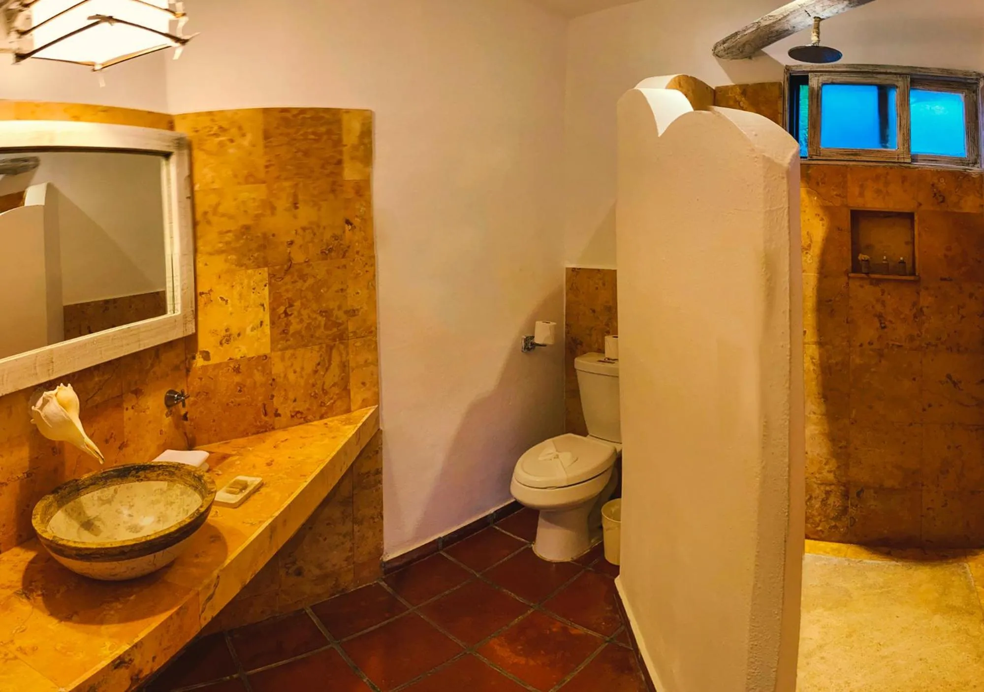 Bathroom in Holbox Dream Beachfront Hotel