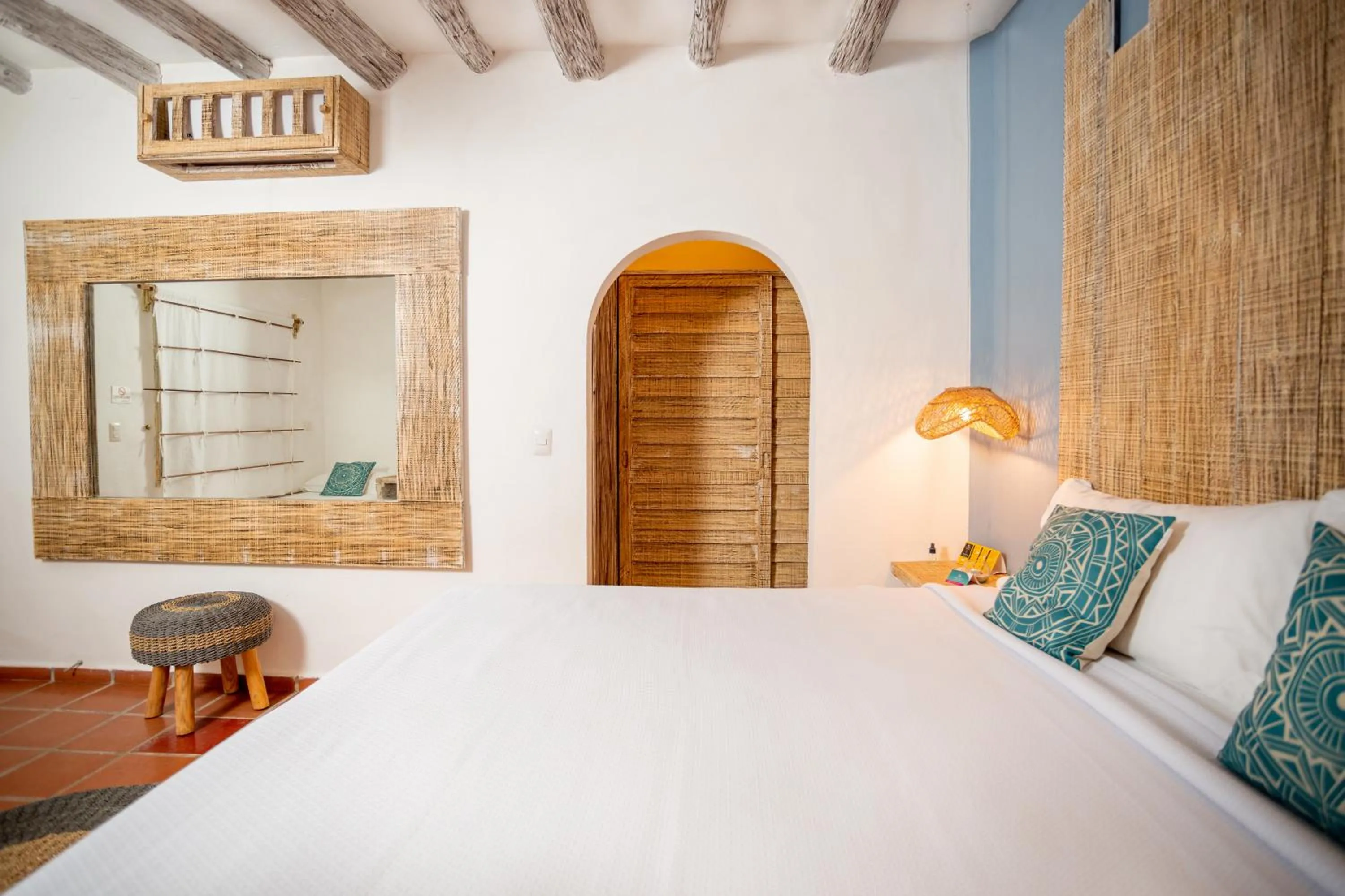 Seating area, Bed in Holbox Dream Beachfront Hotel
