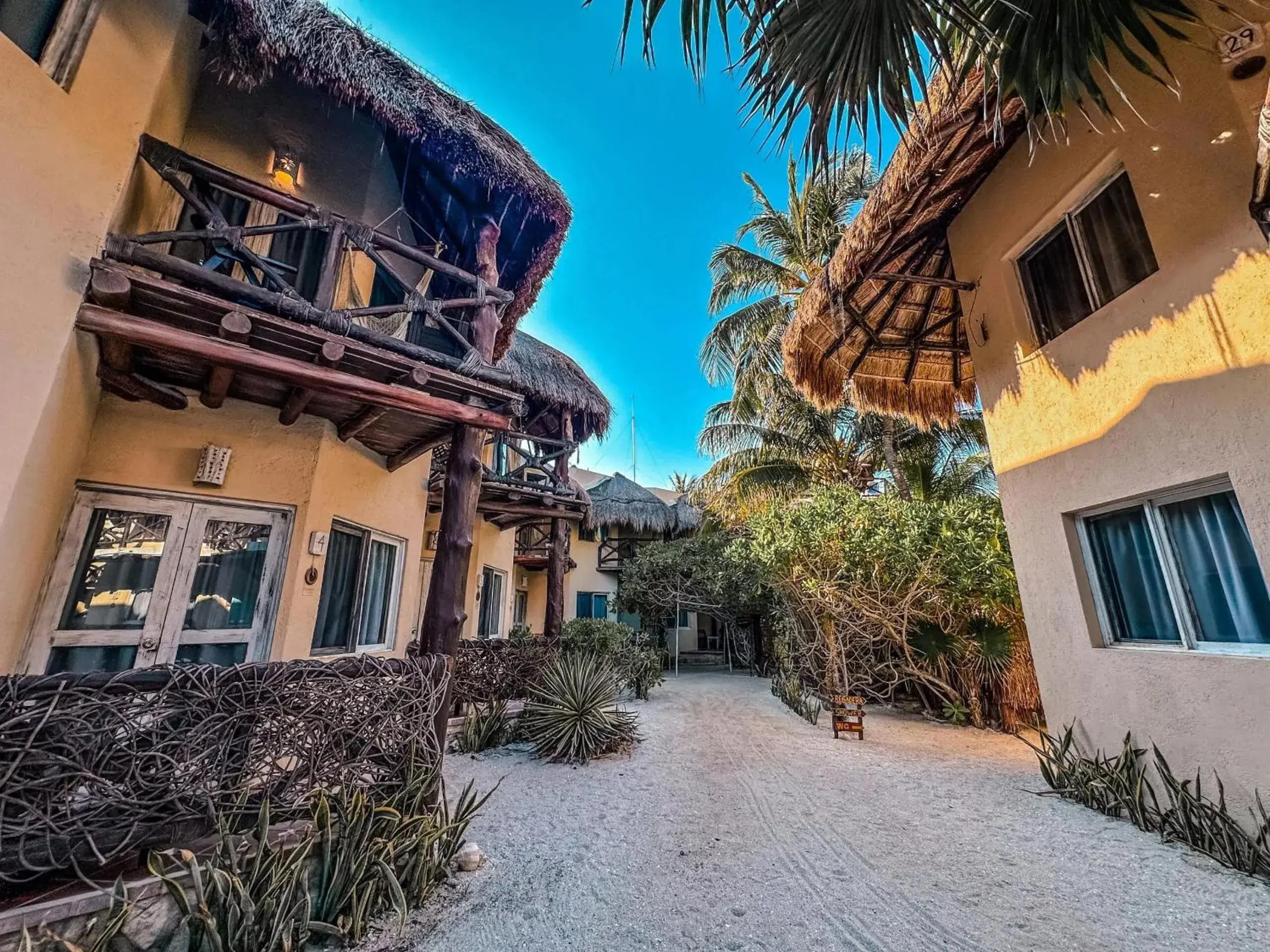 Property building in Holbox Dream Beachfront Hotel Property building in Holbox Dream Beachfront Hotel