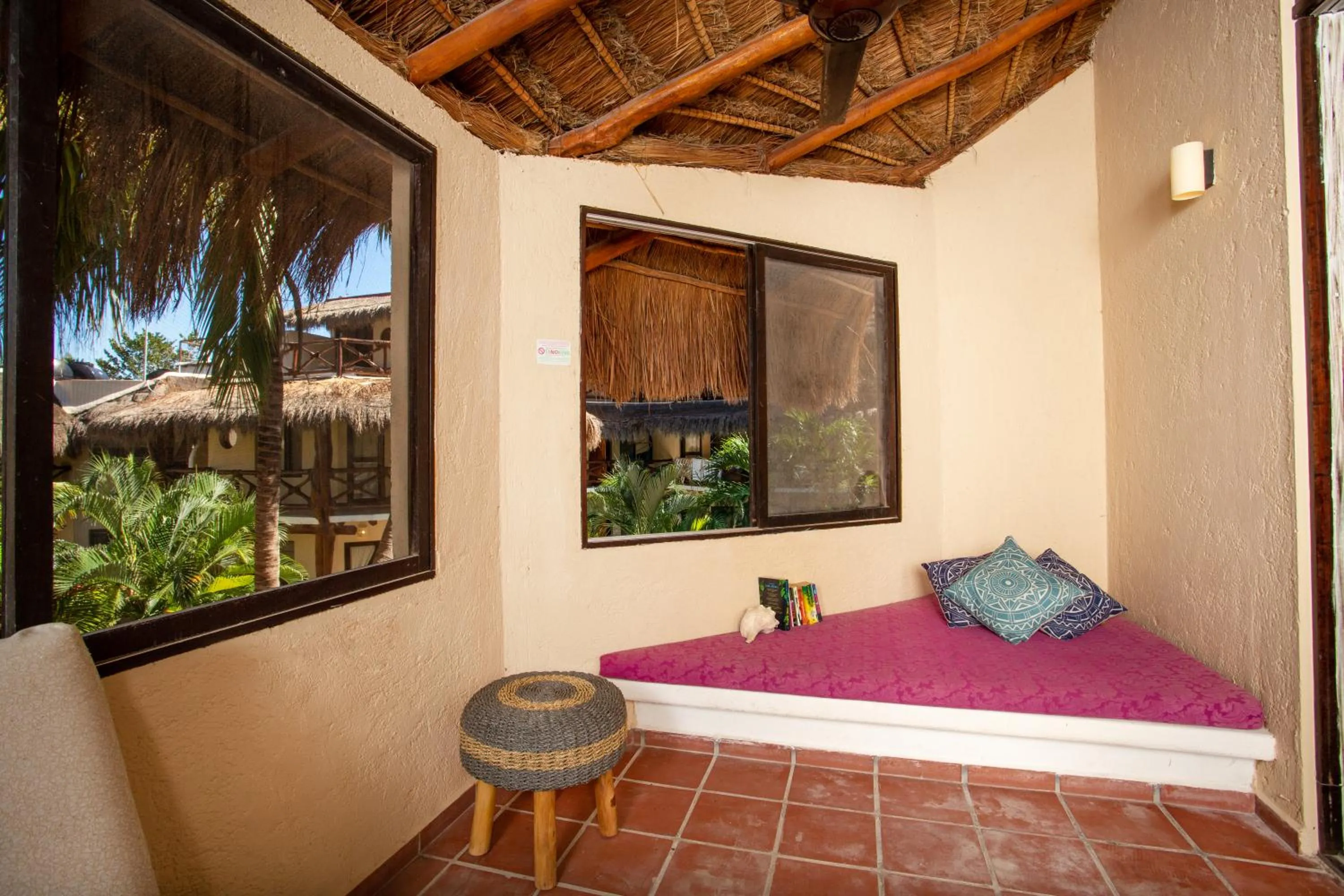 Seating area, Bed in Holbox Dream Beachfront Hotel
