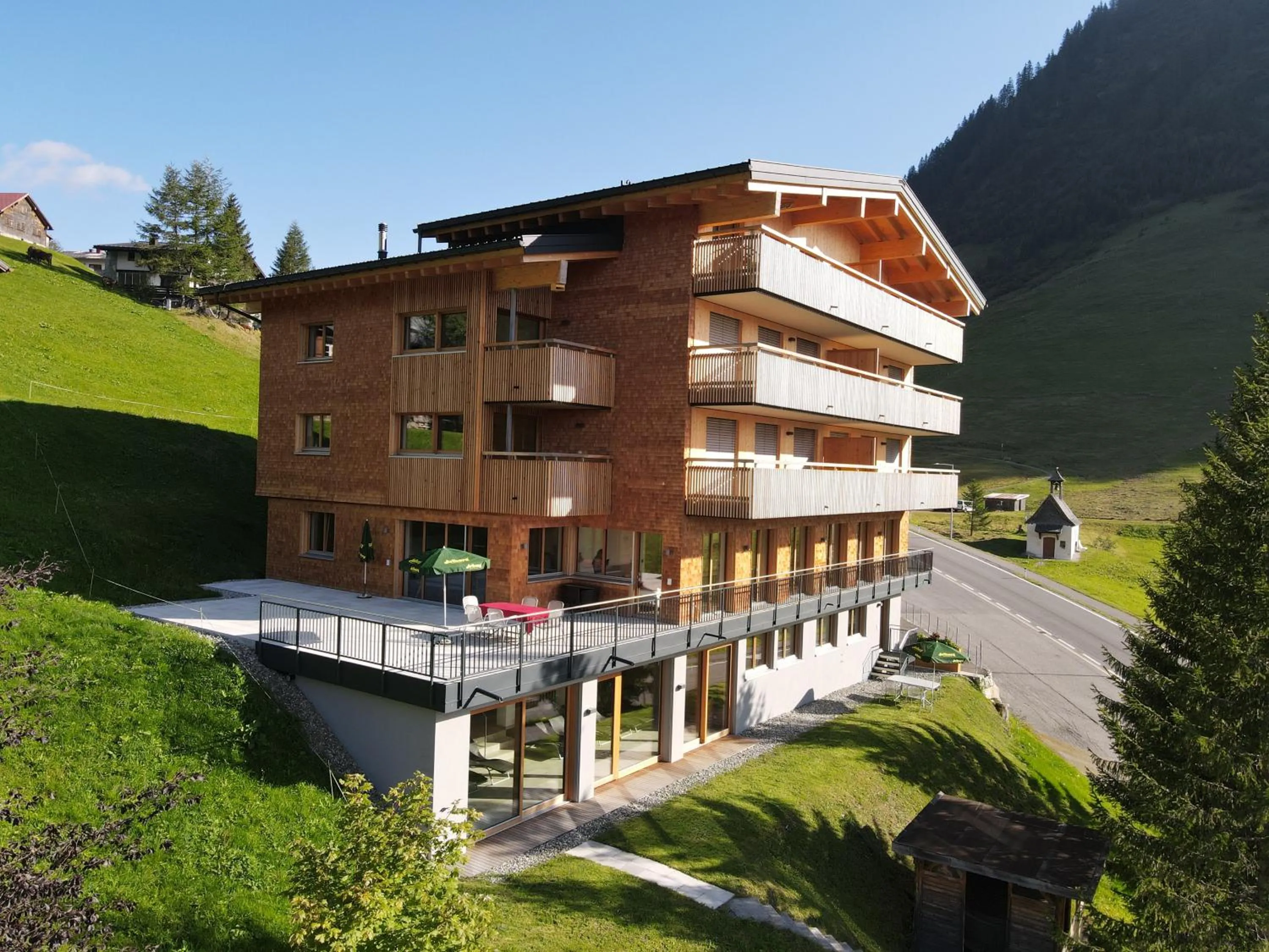 Property building in Alphof Appartement Faschina