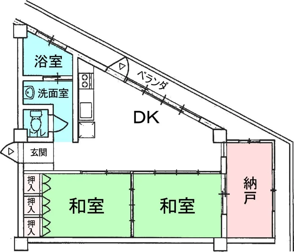 Floor plan in Azami 7 Miyakojima