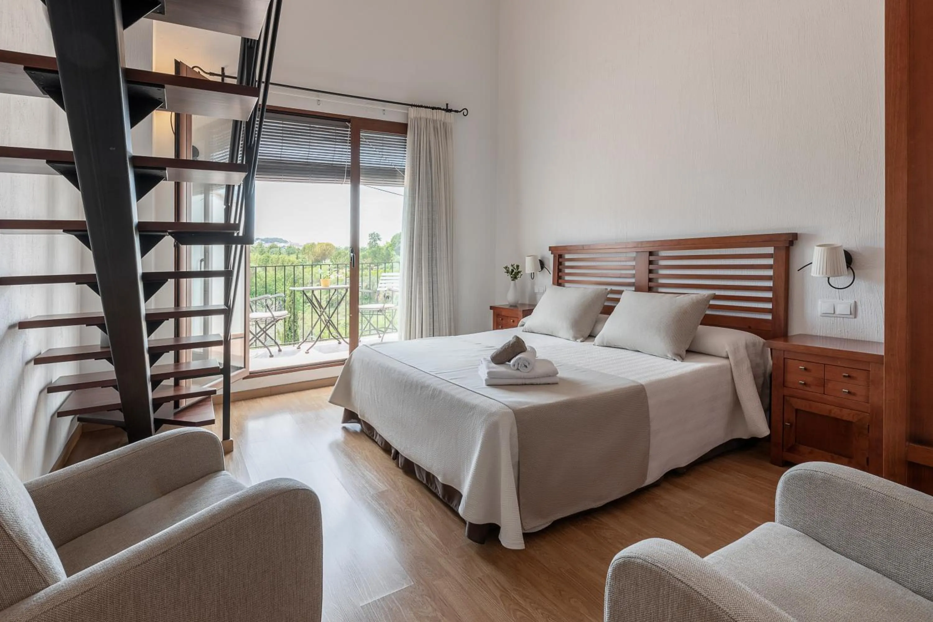 Bed in Hotel La Sitja - Adults only