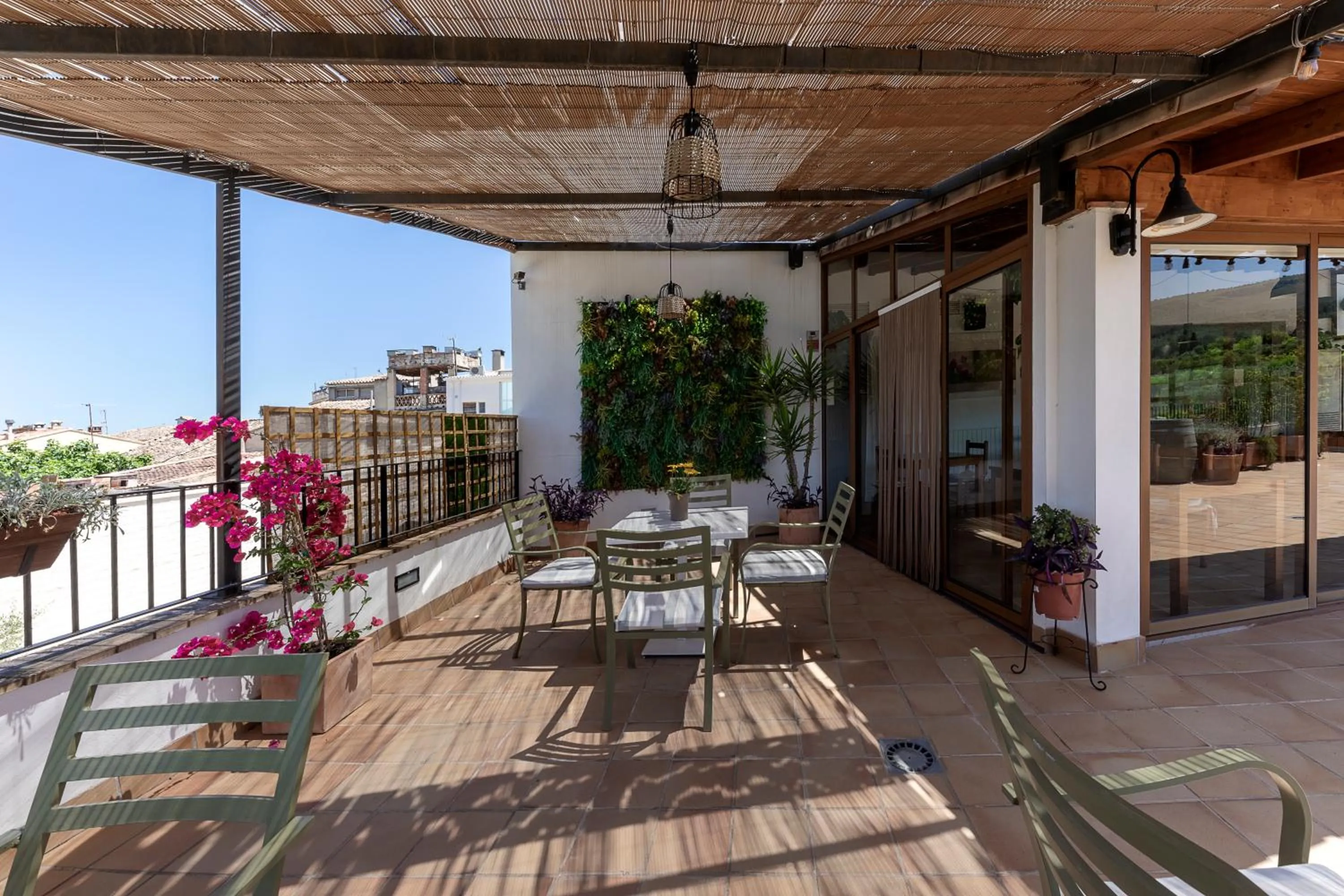 Balcony/Terrace in Hotel La Sitja - Adults only