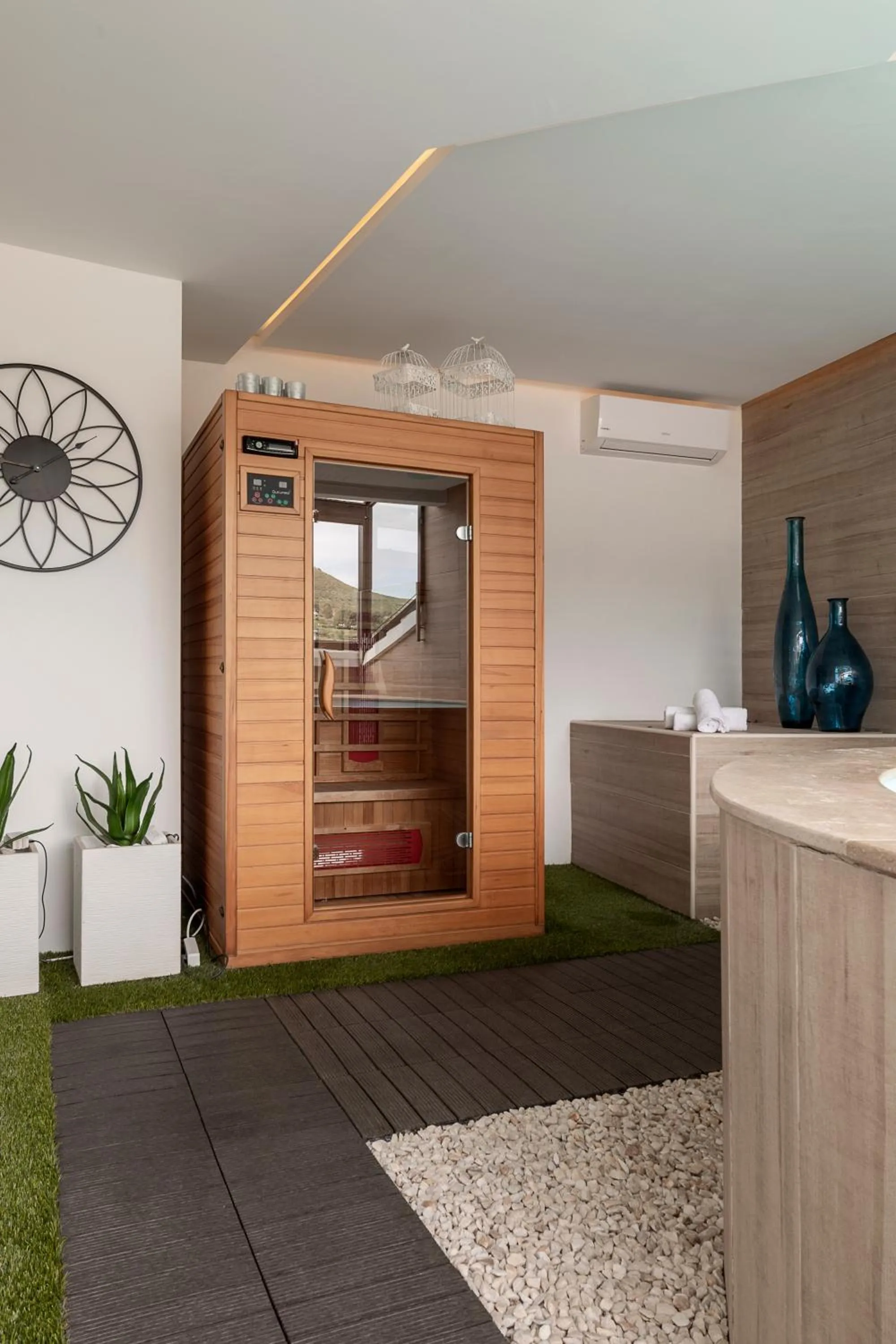 Sauna in Hotel La Sitja - Adults only