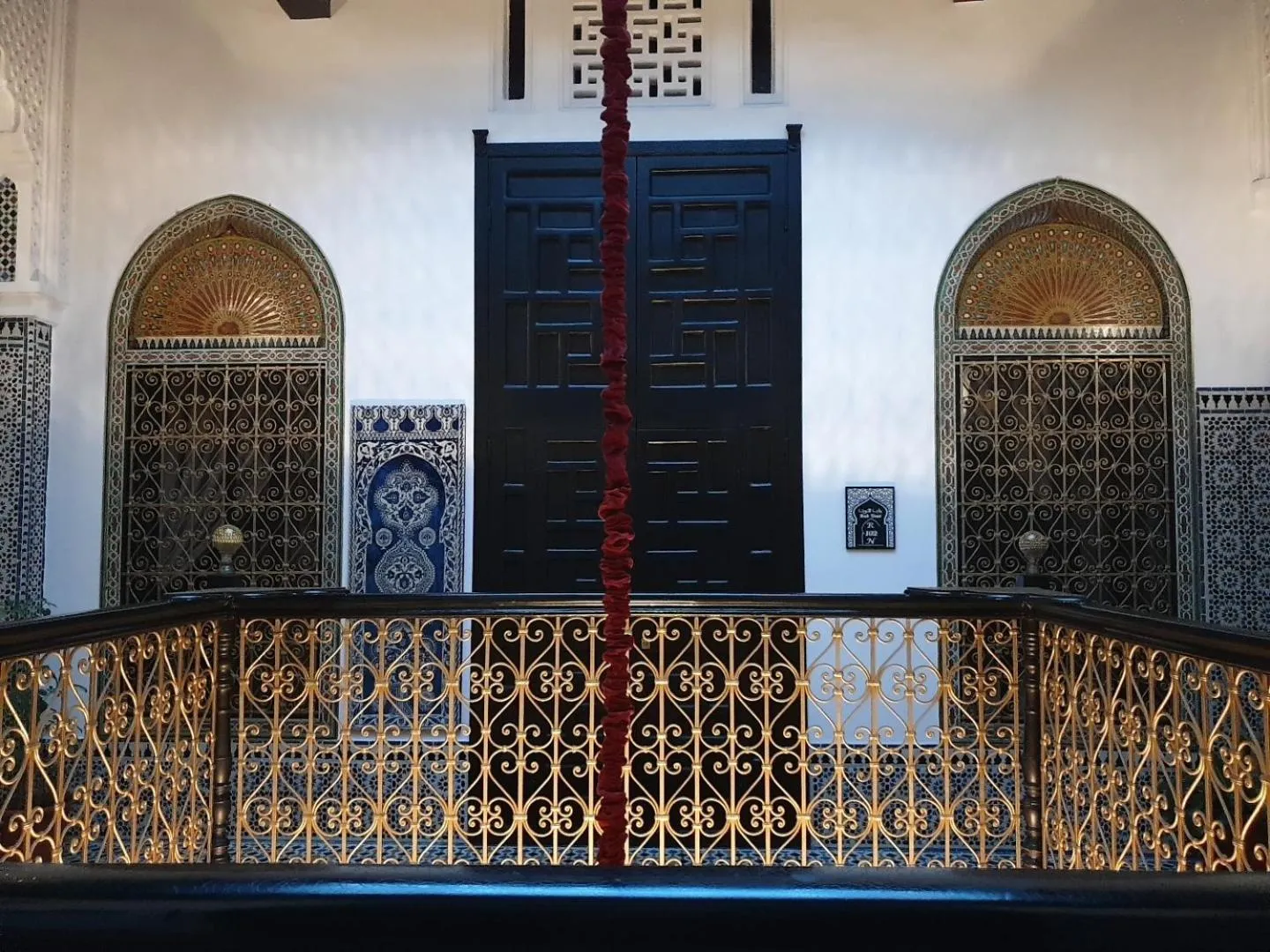 Inner courtyard view in Riad EL Manantial,Dar Hajjaj,Patrimonio del SXIX