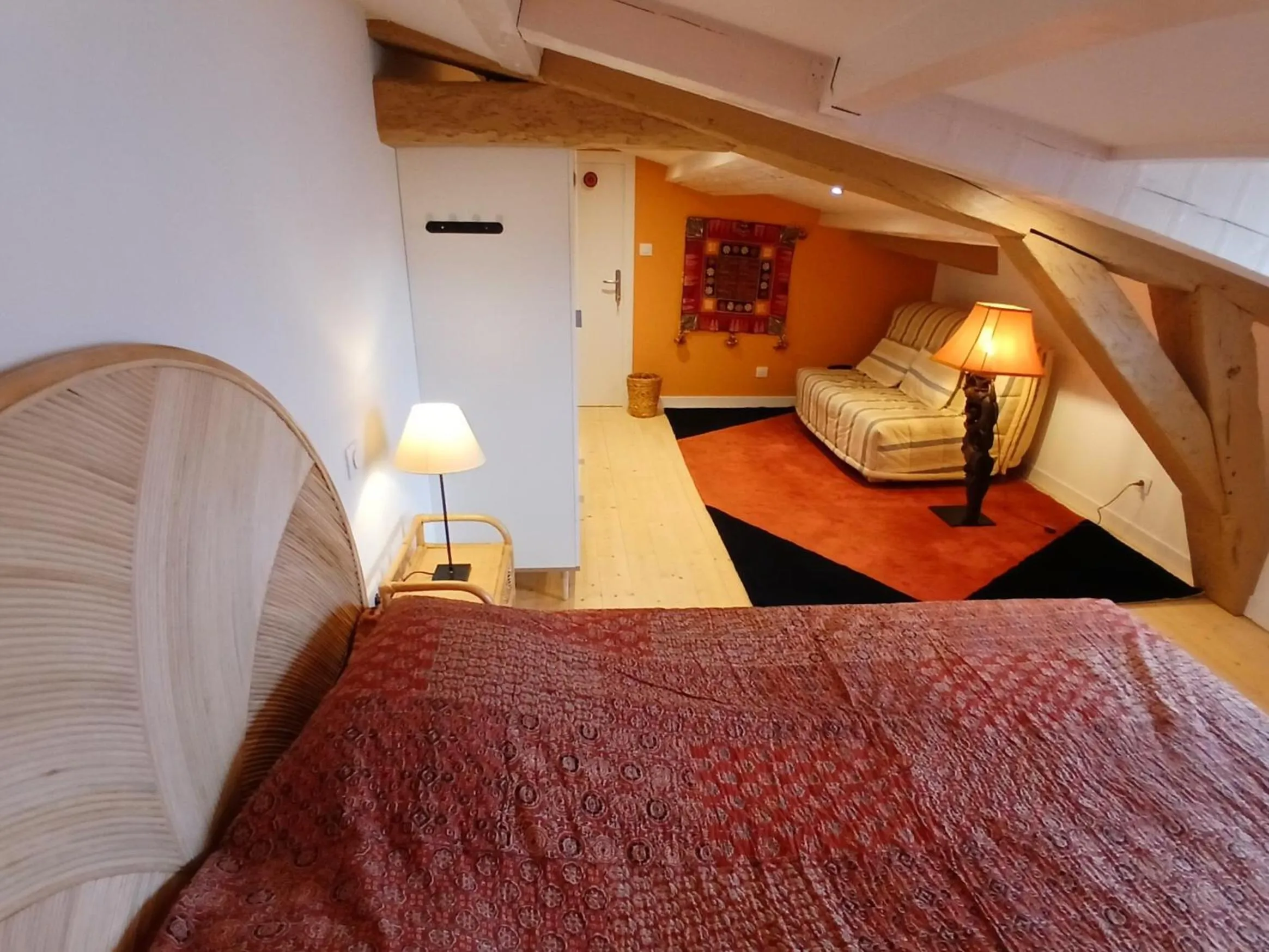 Bedroom, Bed in La Résidence des Indes