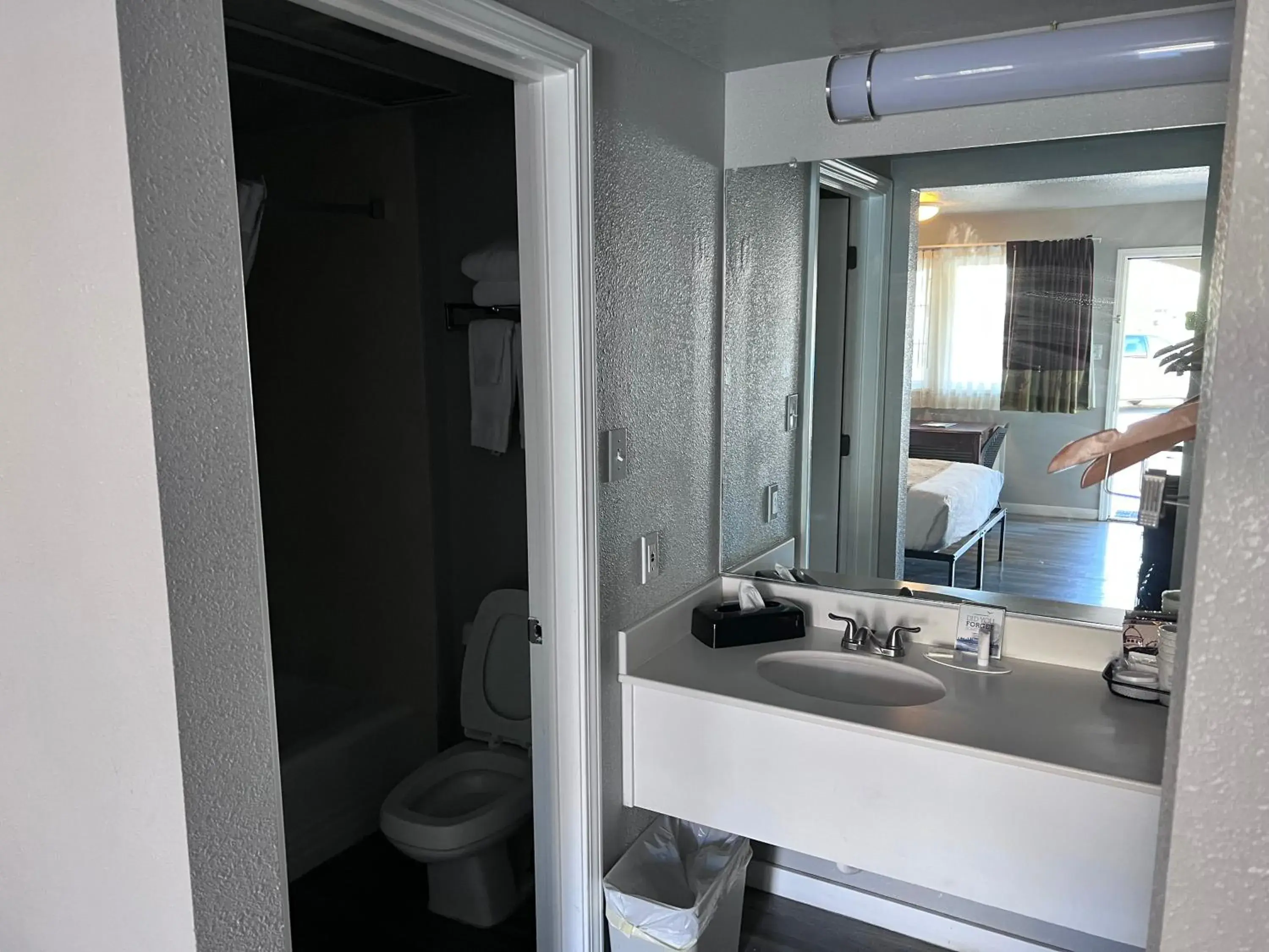 Bathroom in Travelodge by Wyndham Redding CA Bathroom in Travelodge by Wyndham Redding CA