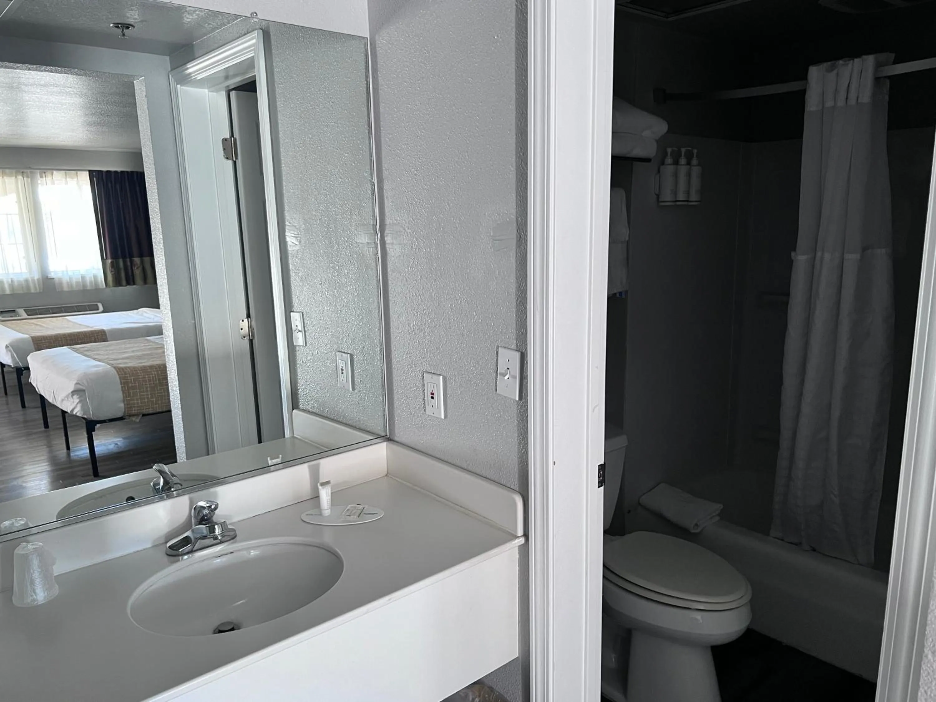 Bathroom in Travelodge by Wyndham Redding CA