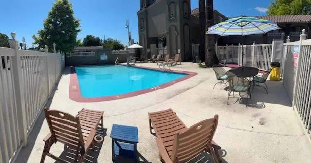 Swimming pool in Travelodge by Wyndham Redding CA