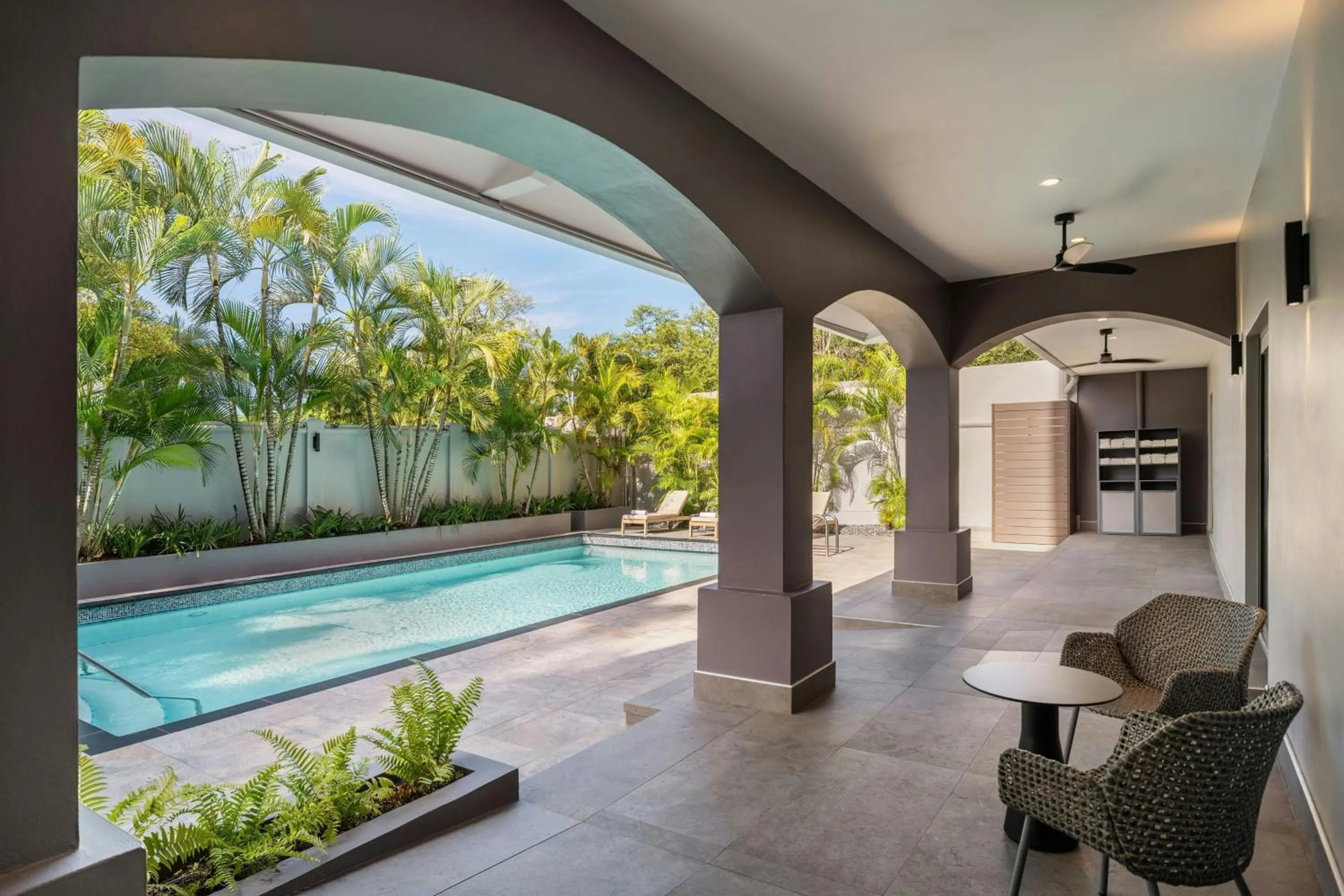 Swimming pool in Courtyard by Marriott Port of Spain