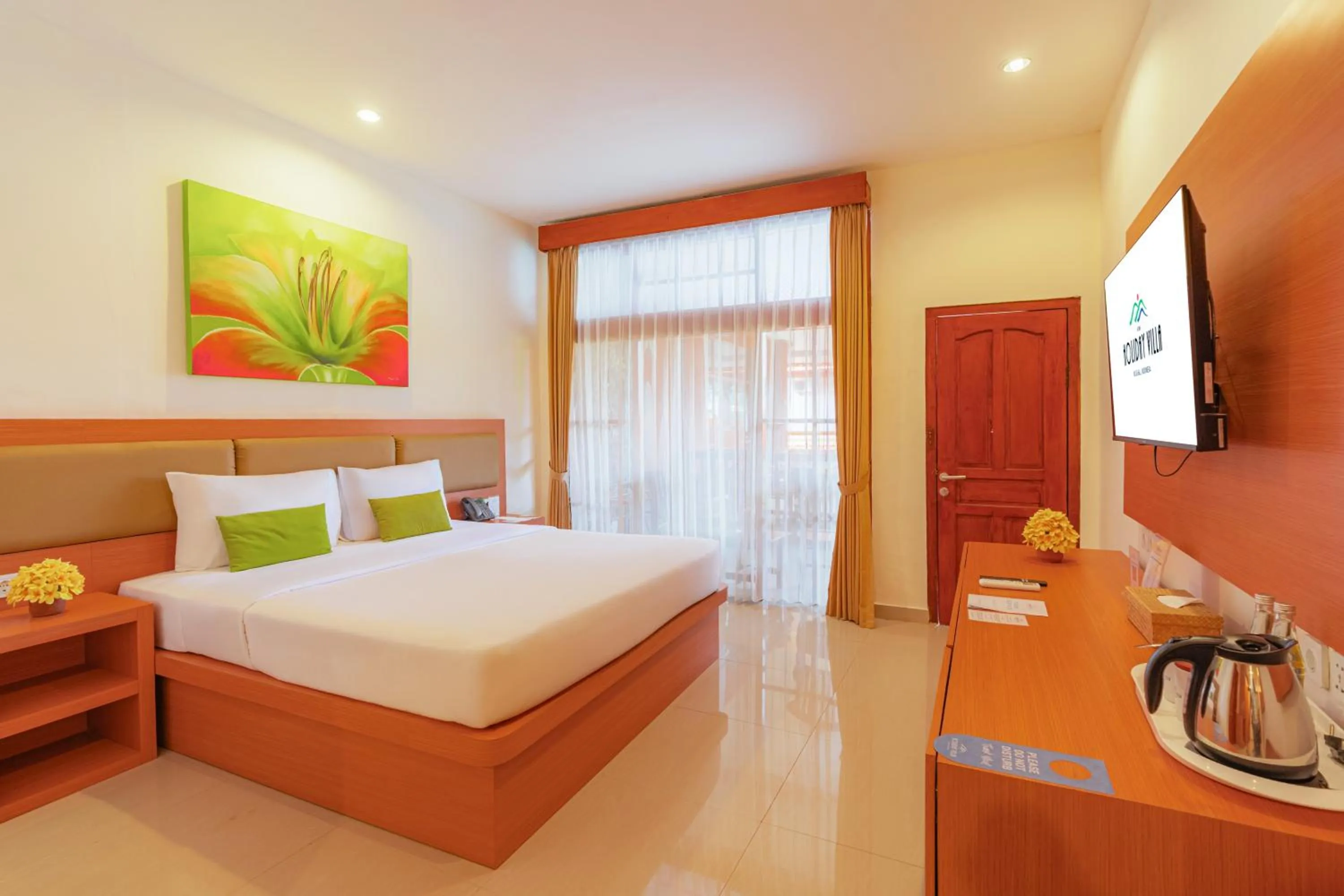 Bed in Wina Holiday Villa Kuta Bali