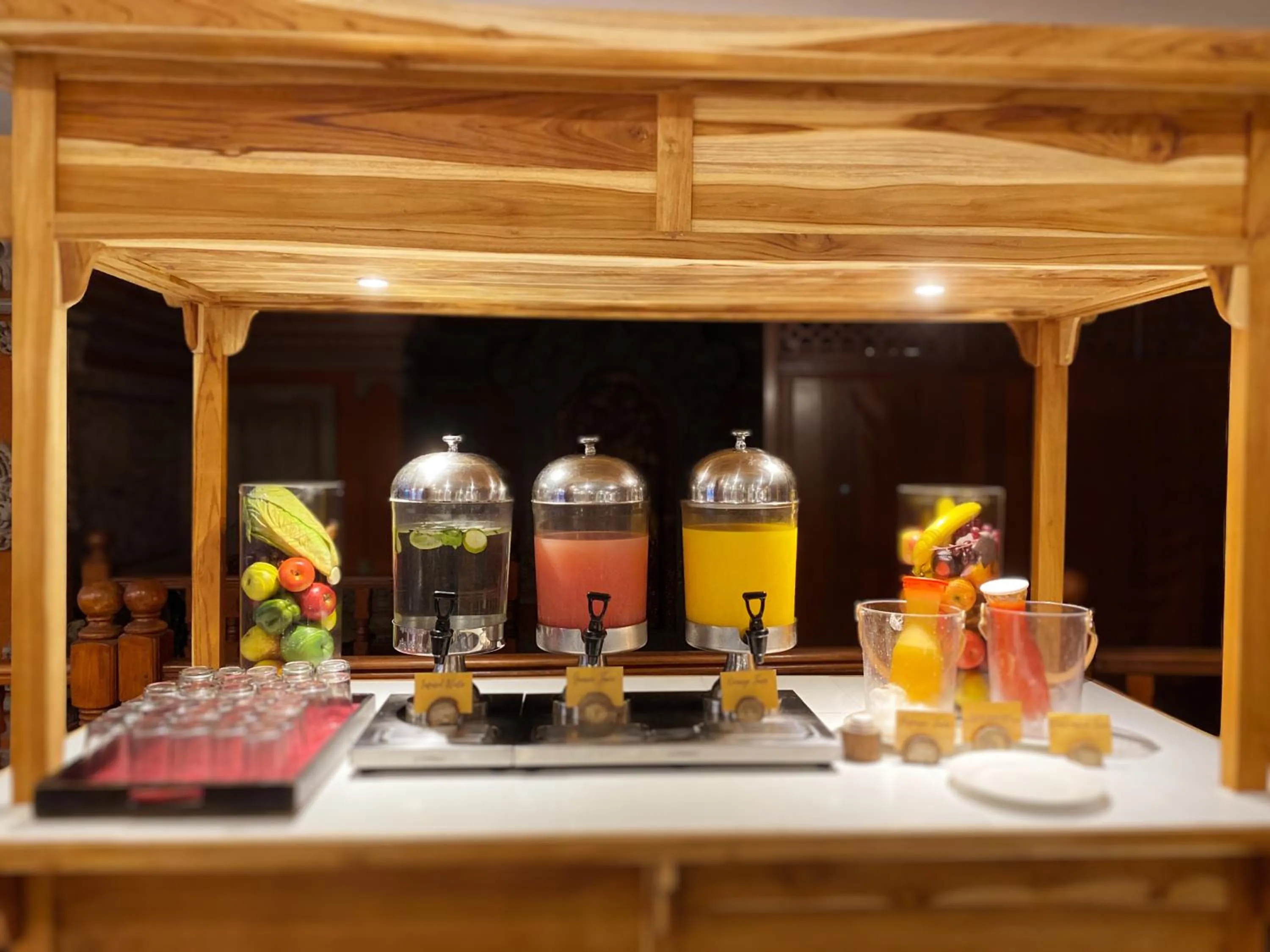 Food and drinks in Wina Holiday Villa Kuta Bali