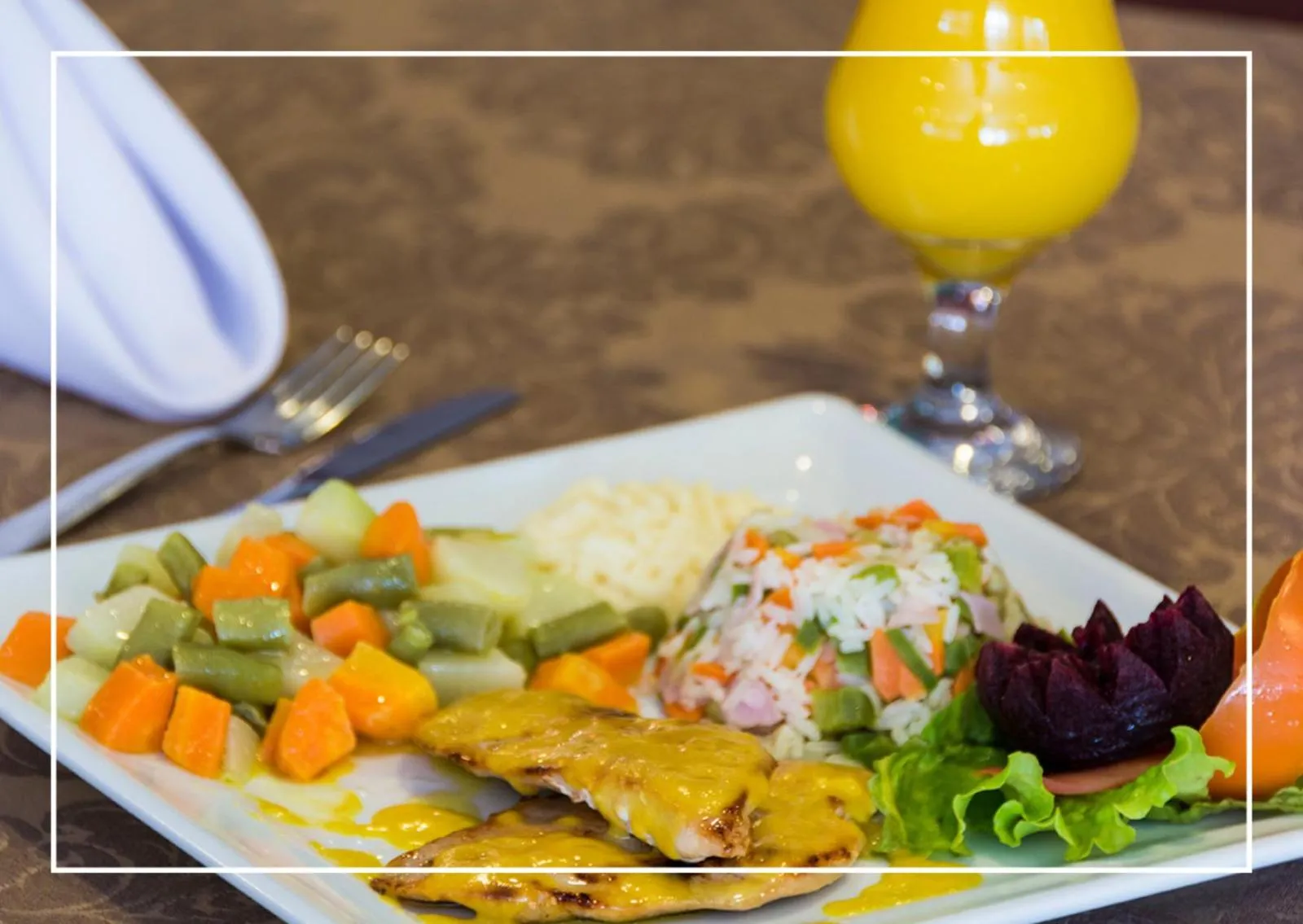 Food in Hotel Vila Rica Campinas