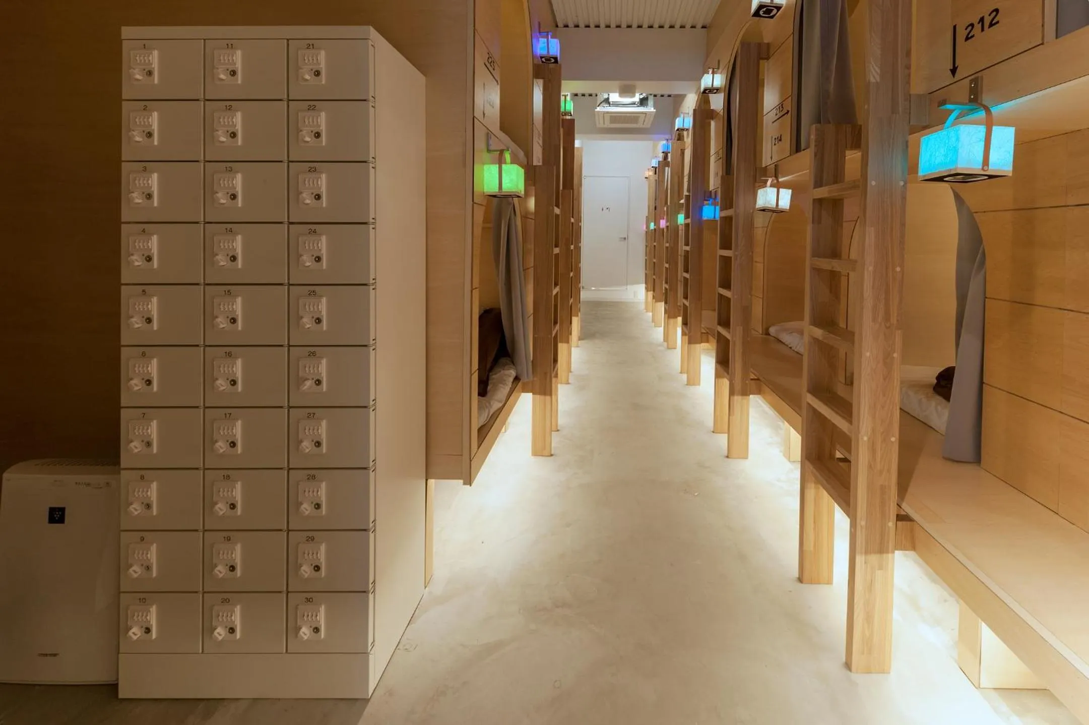 Photo of the whole room in &AND HOSTEL AKIHABARA