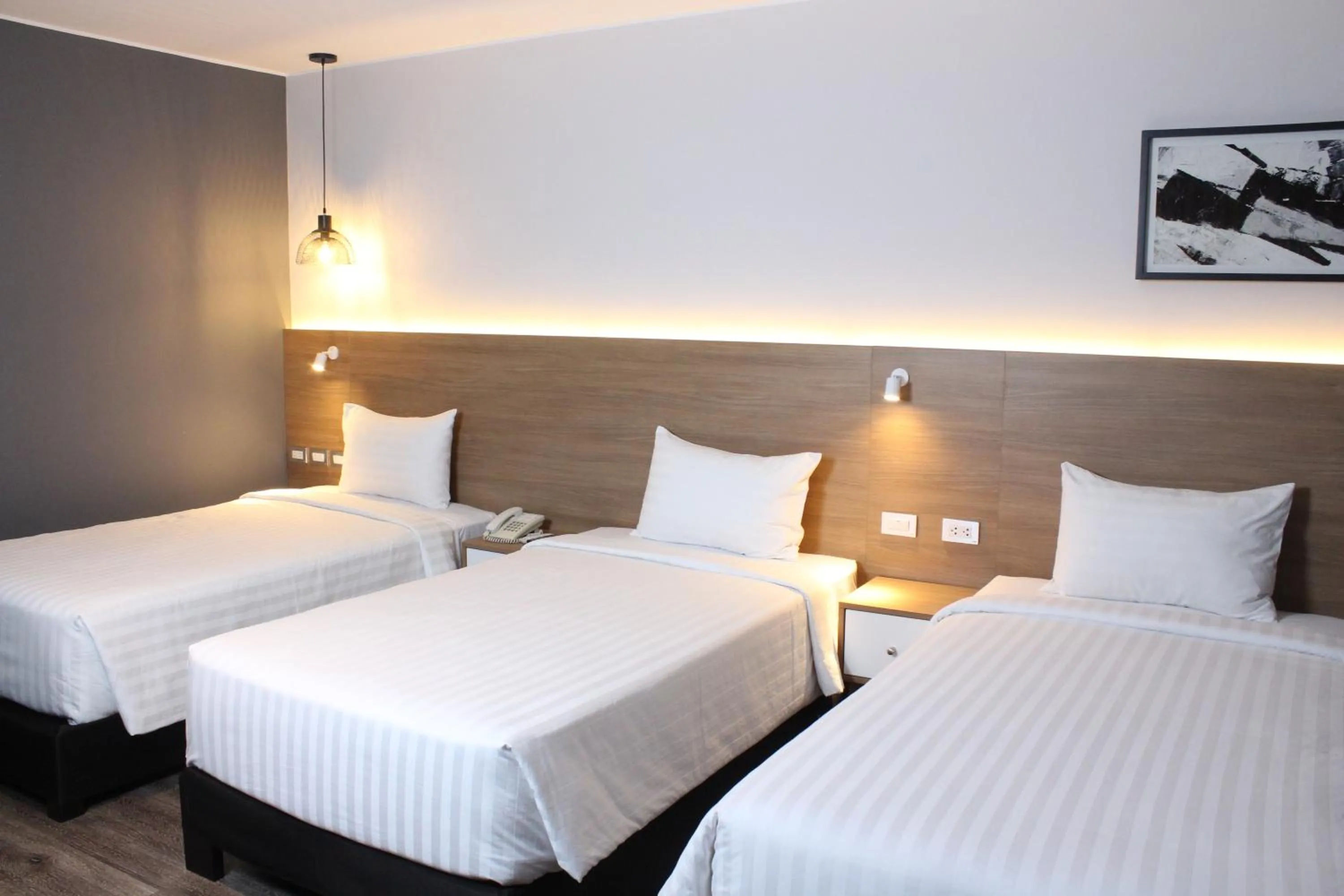 Bed in Habitat Hotel