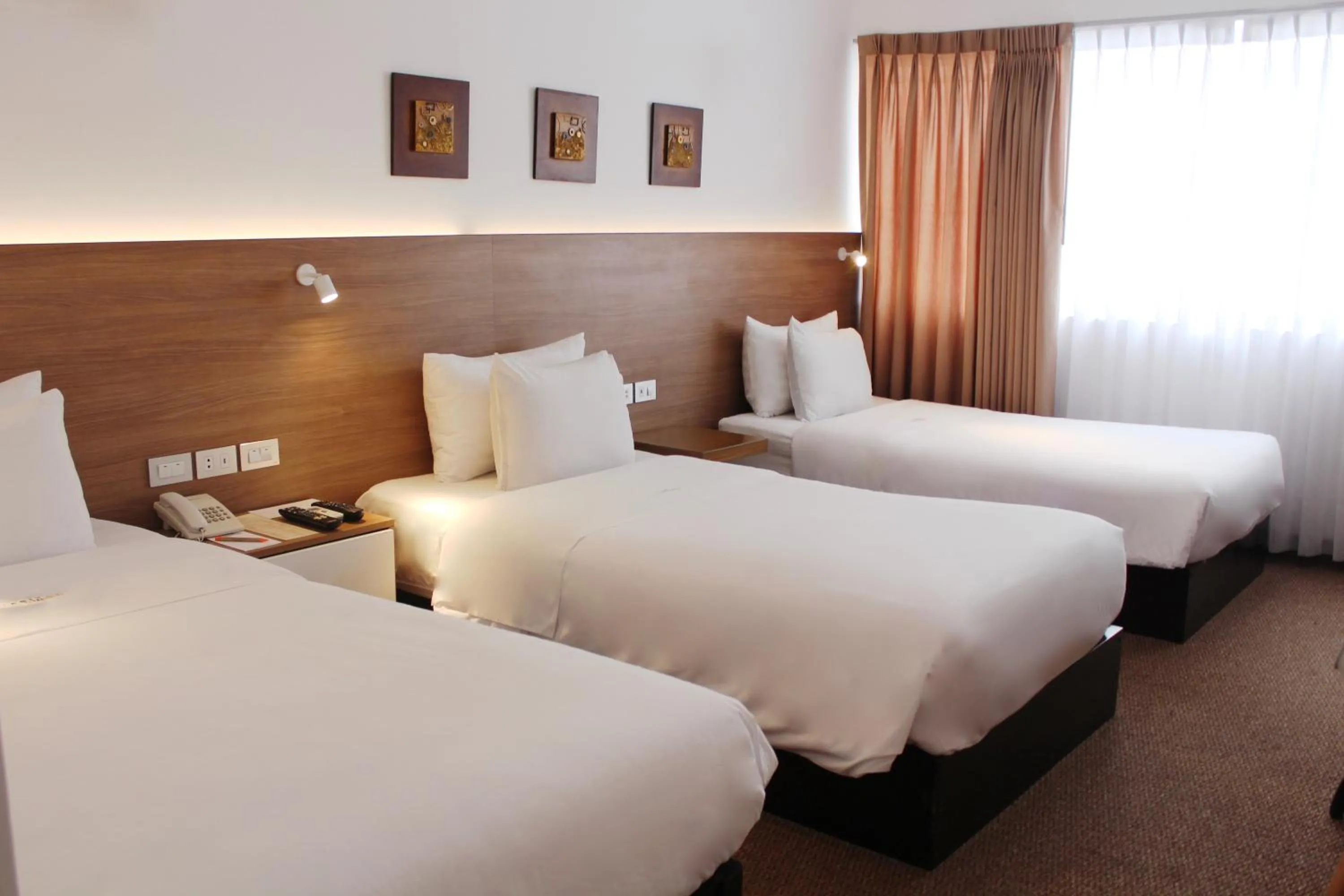 Bed in Habitat Hotel