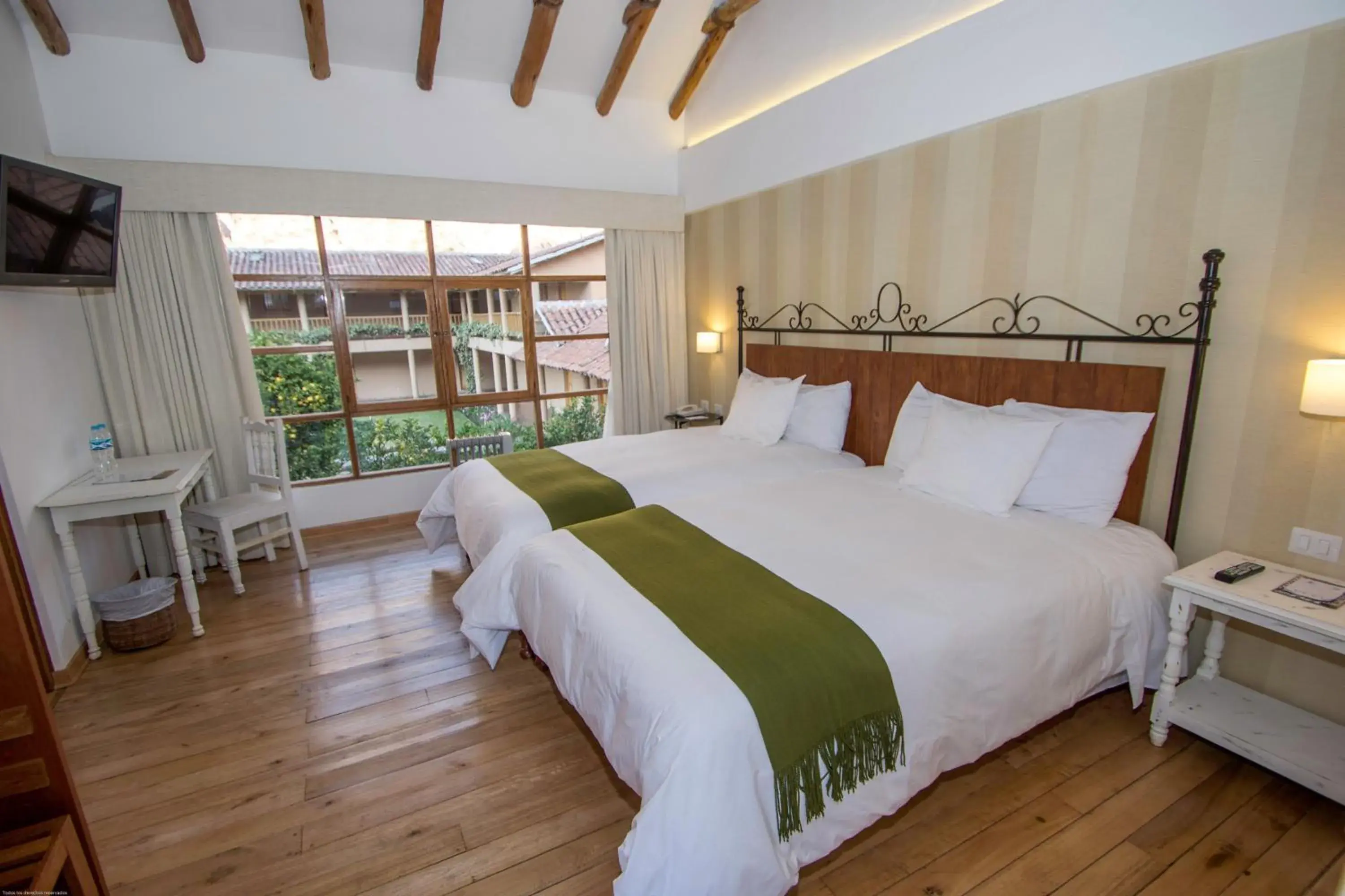 Bed in Hotel La Casona De Yucay Valle Sagrado Bed in Hotel La Casona De Yucay Valle Sagrado