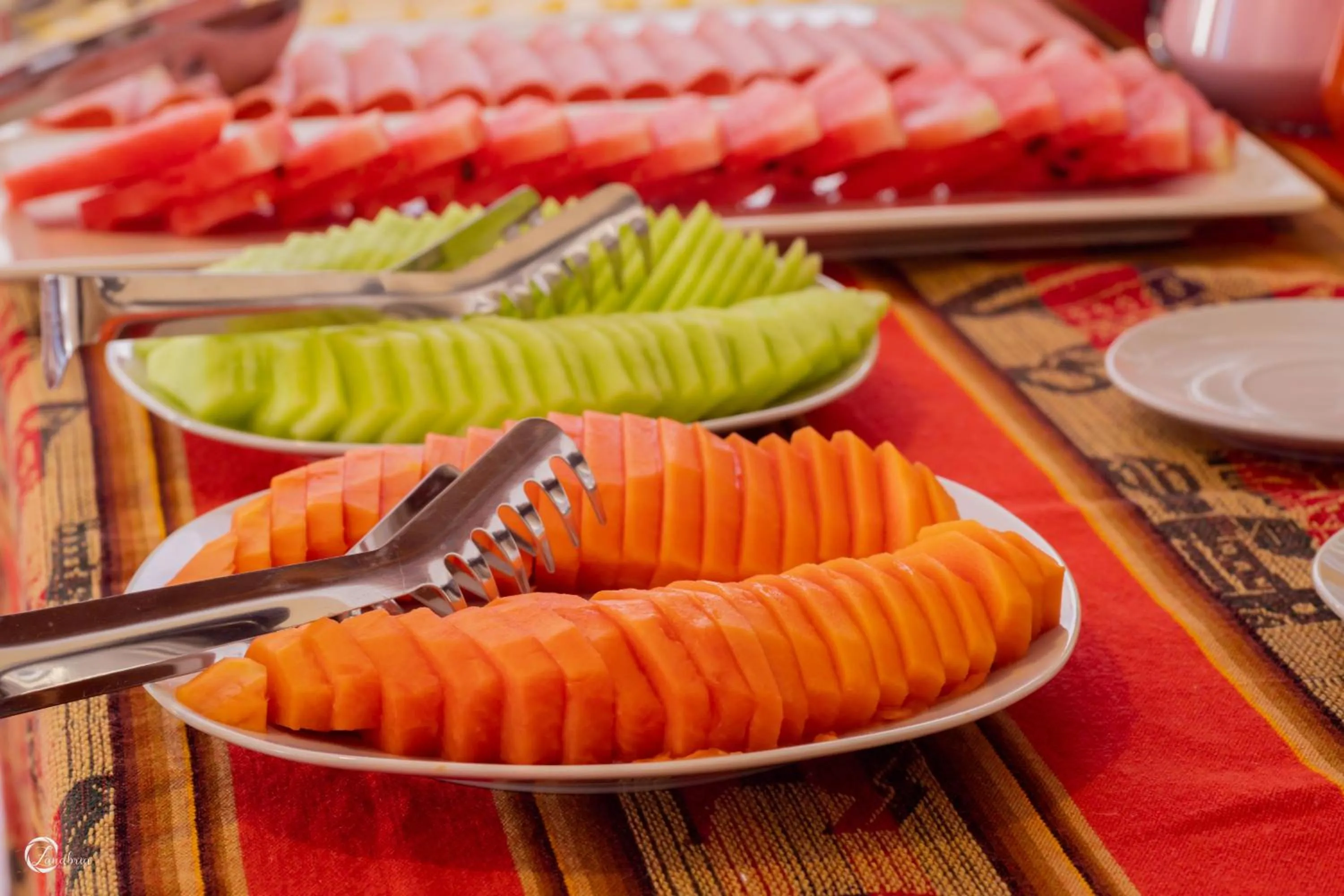 Buffet breakfast in Quechua Hostal Recoleta