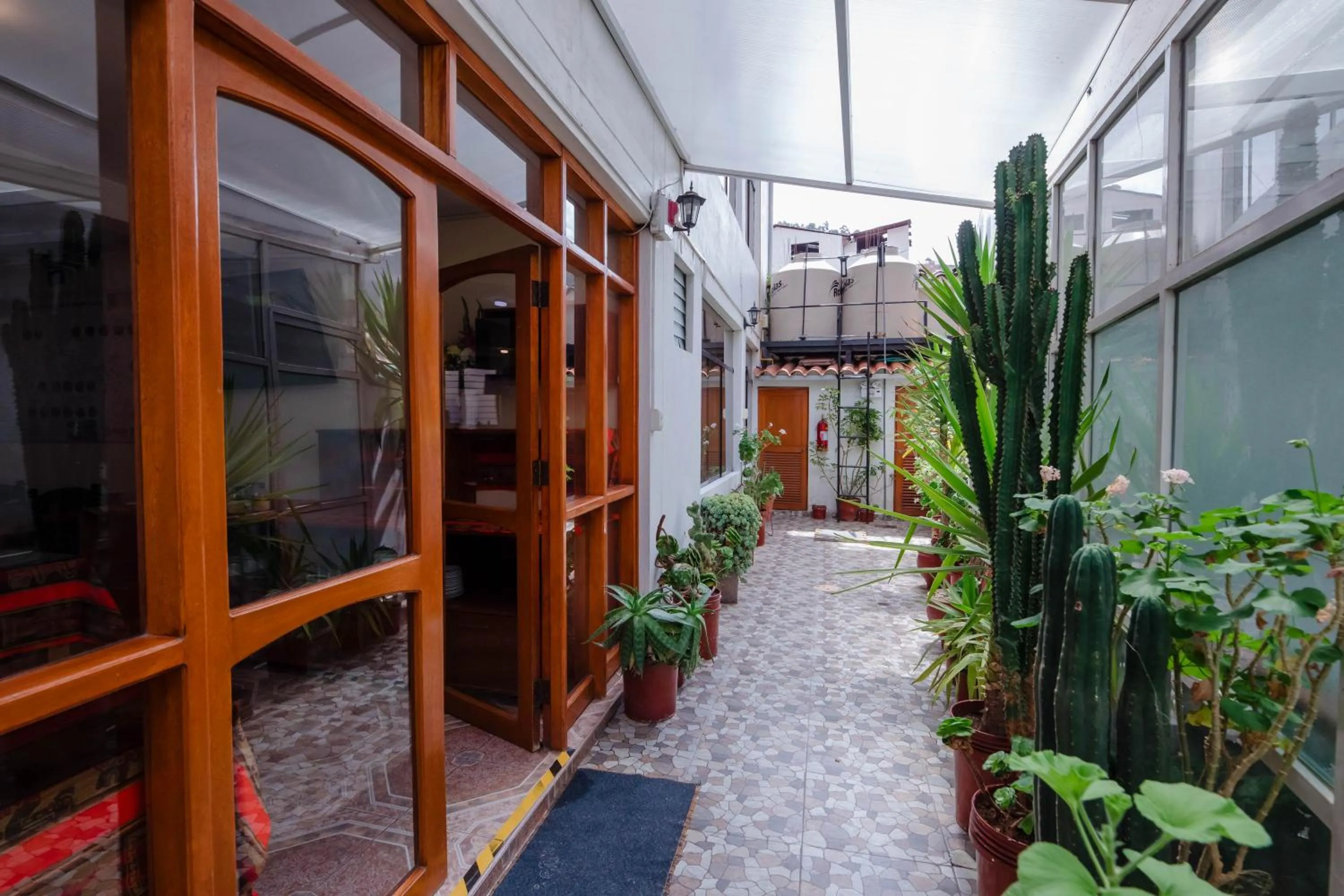 Garden in Quechua Hostal Recoleta