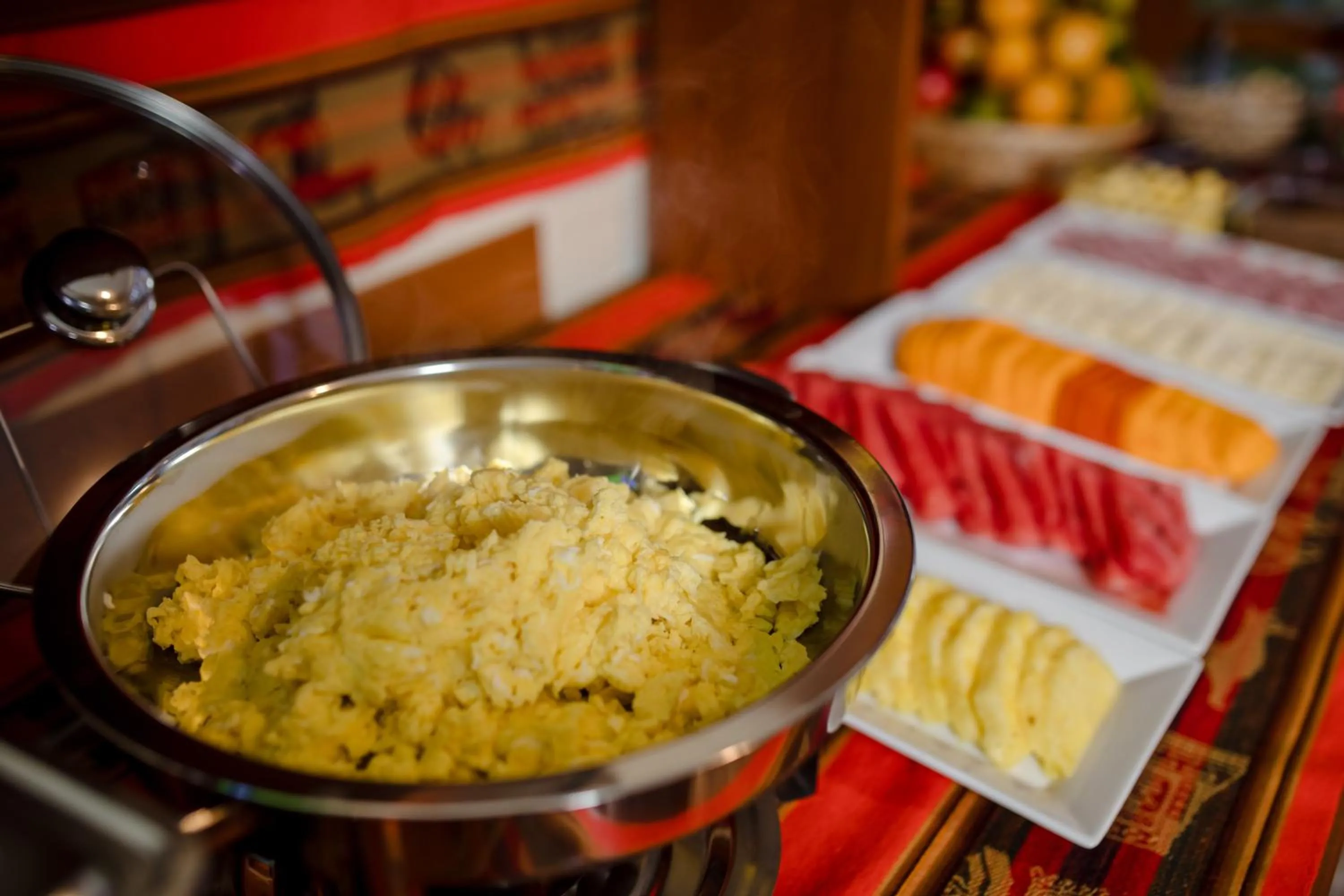 Buffet breakfast in Quechua Hostal Recoleta