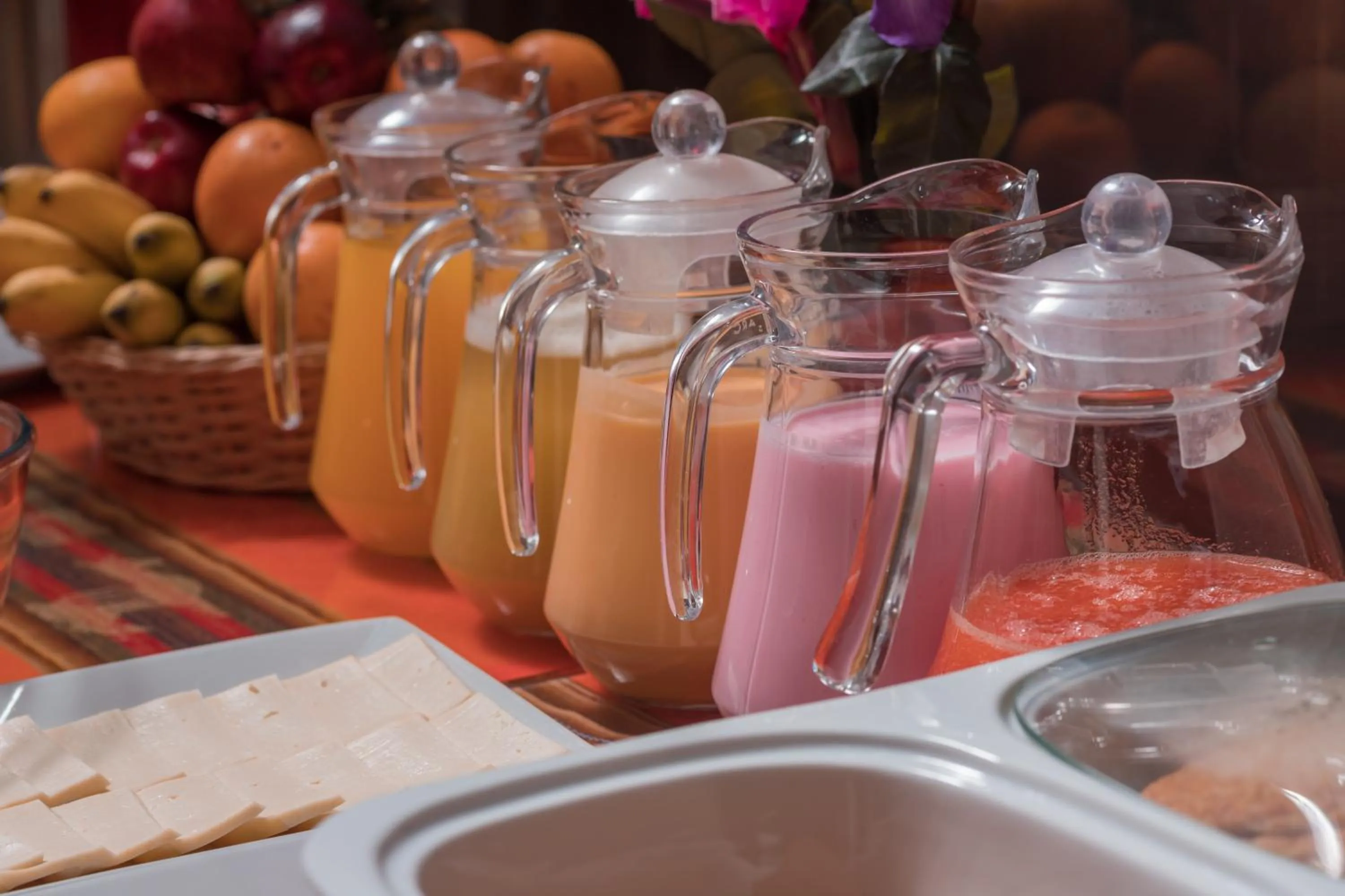 Buffet breakfast in Quechua Hostal Recoleta