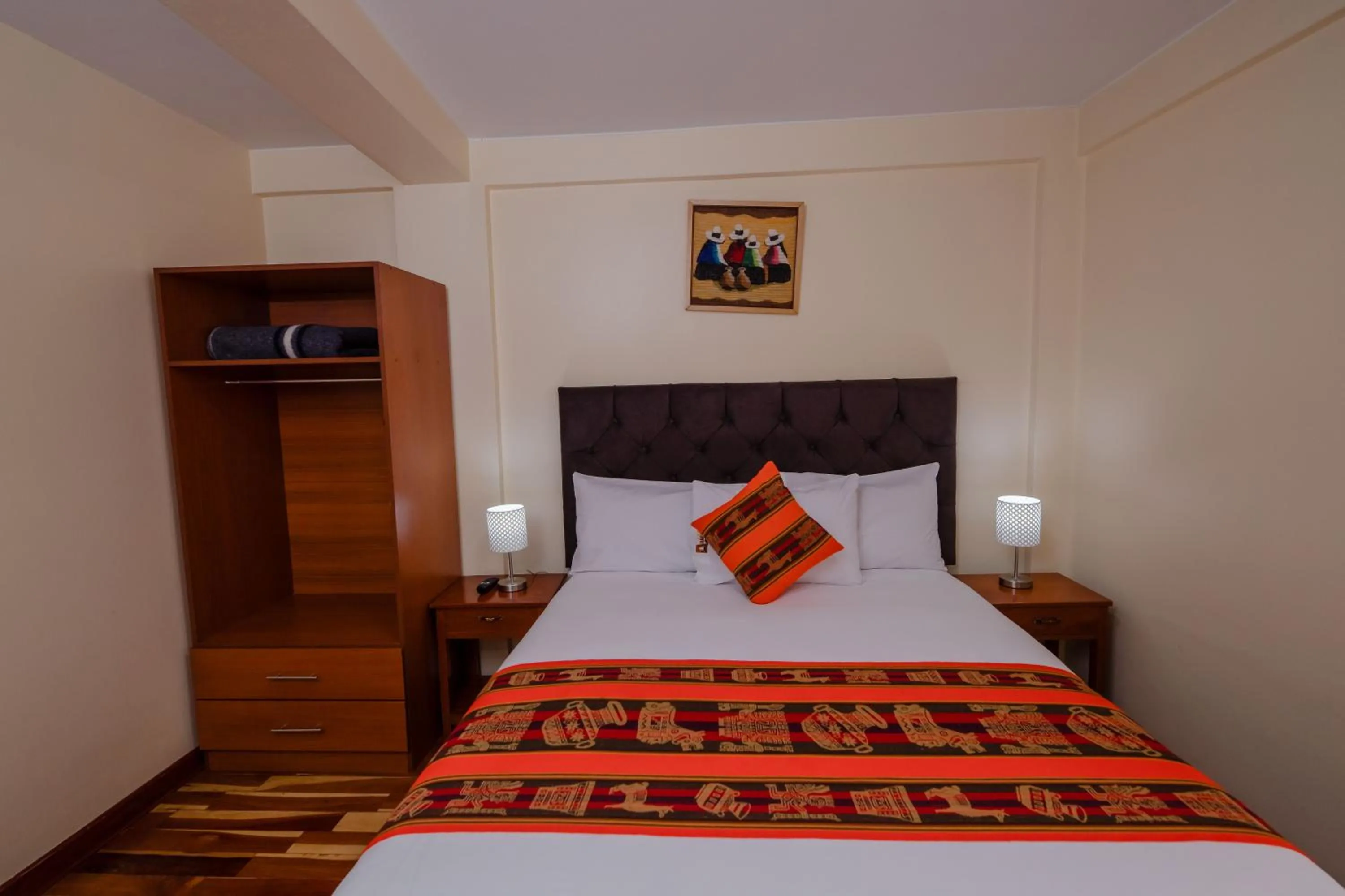 Bed in Quechua Hostal Recoleta