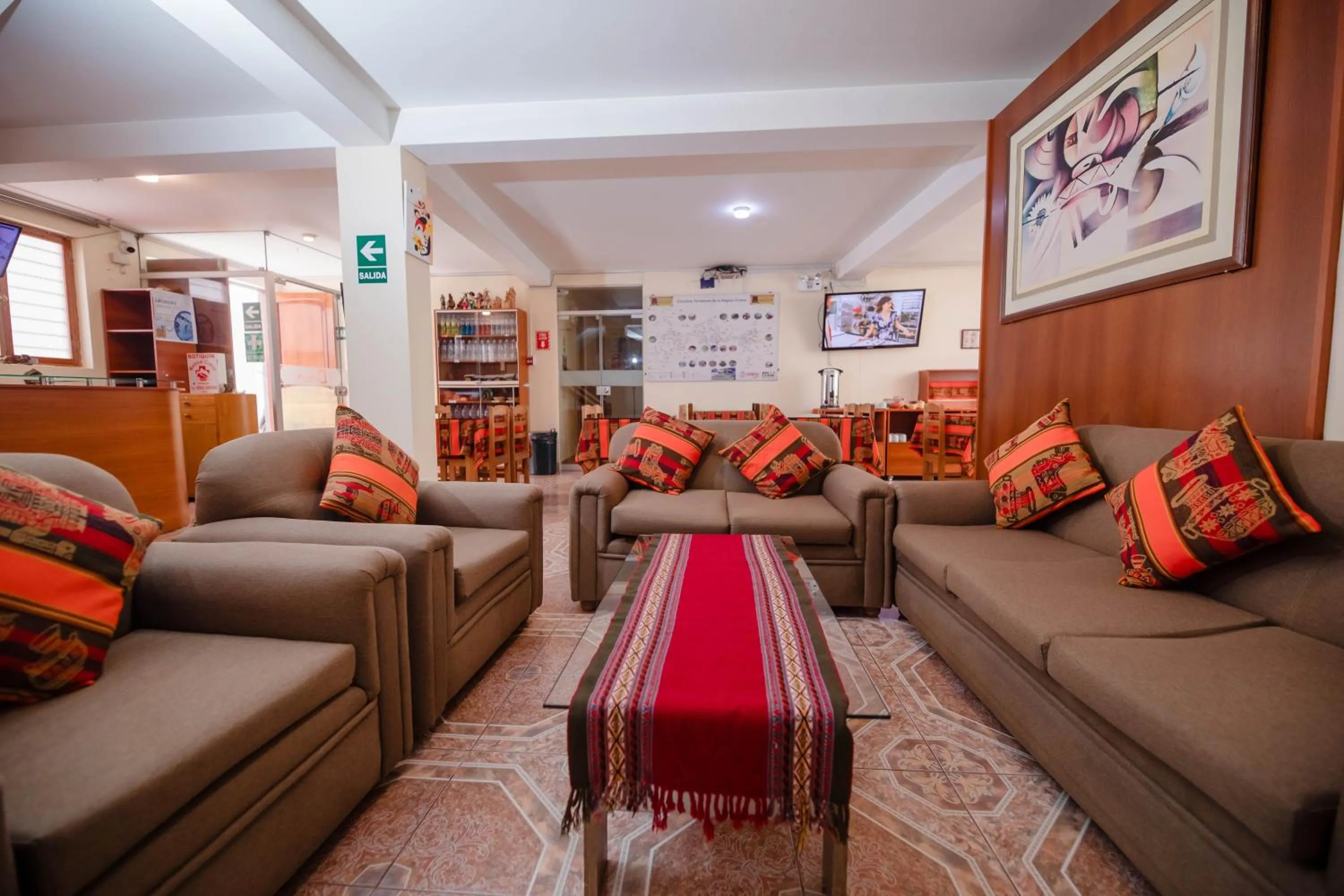 Living room in Quechua Hostal Recoleta