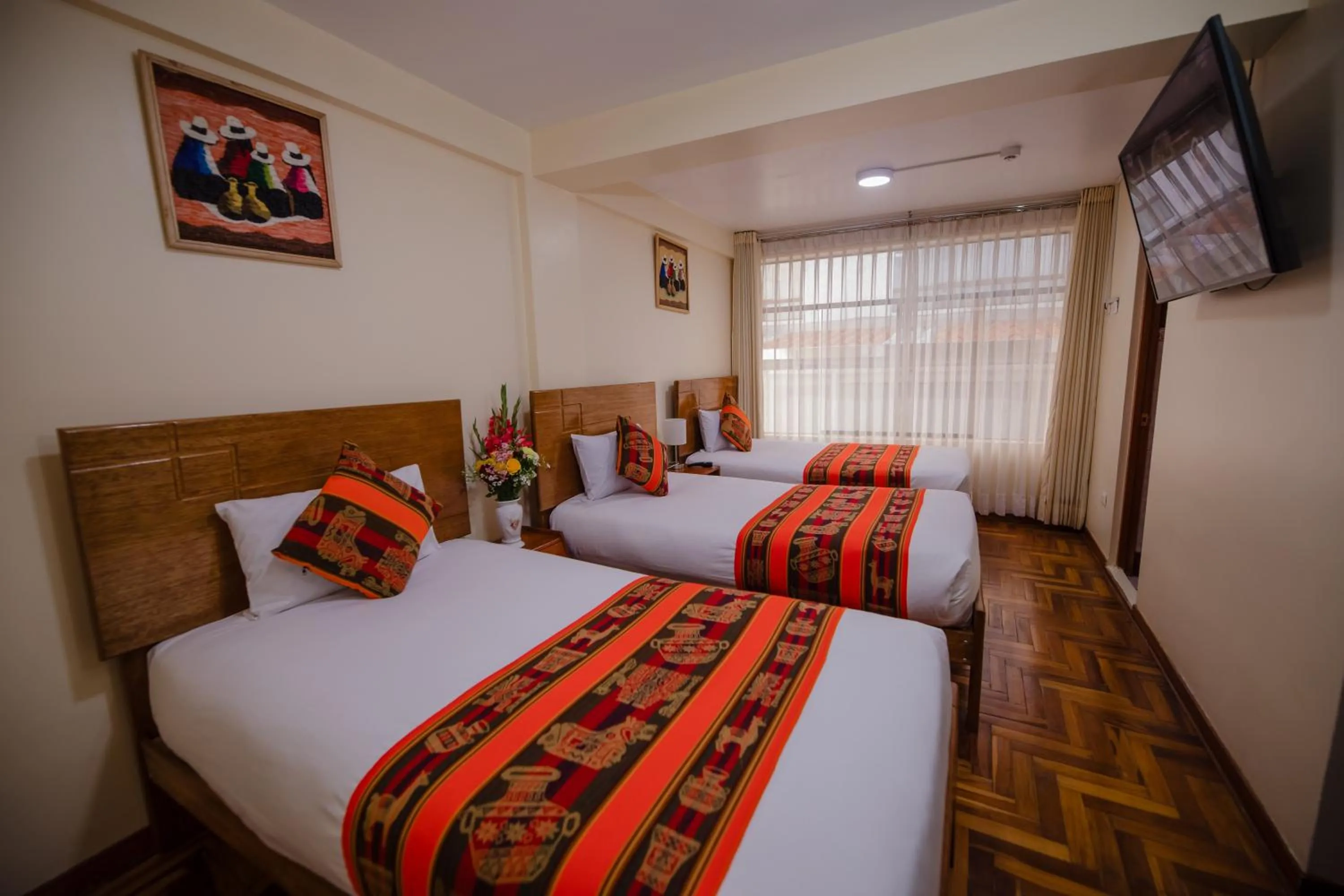 Bed in Quechua Hostal Recoleta