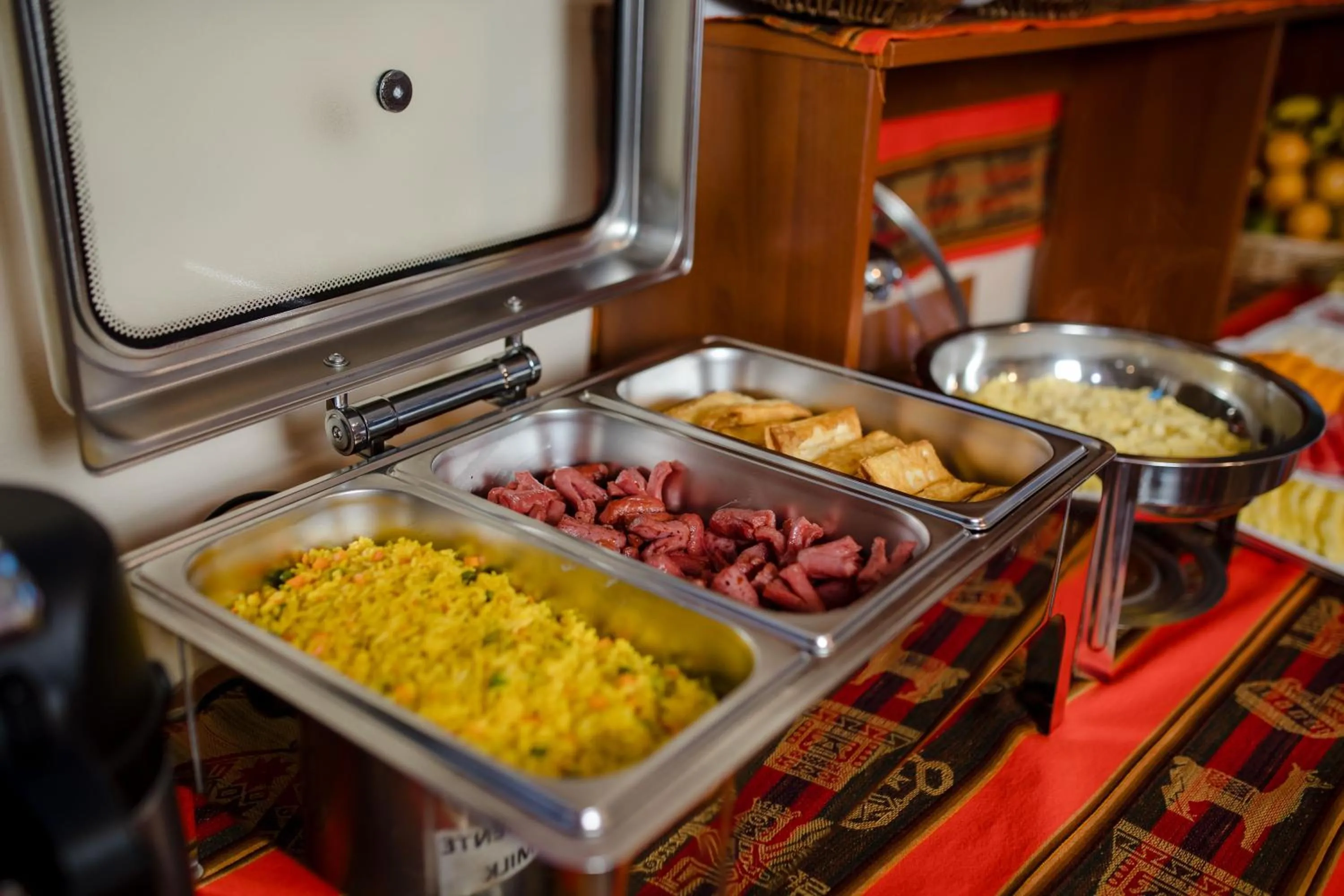 Buffet breakfast in Quechua Hostal Recoleta