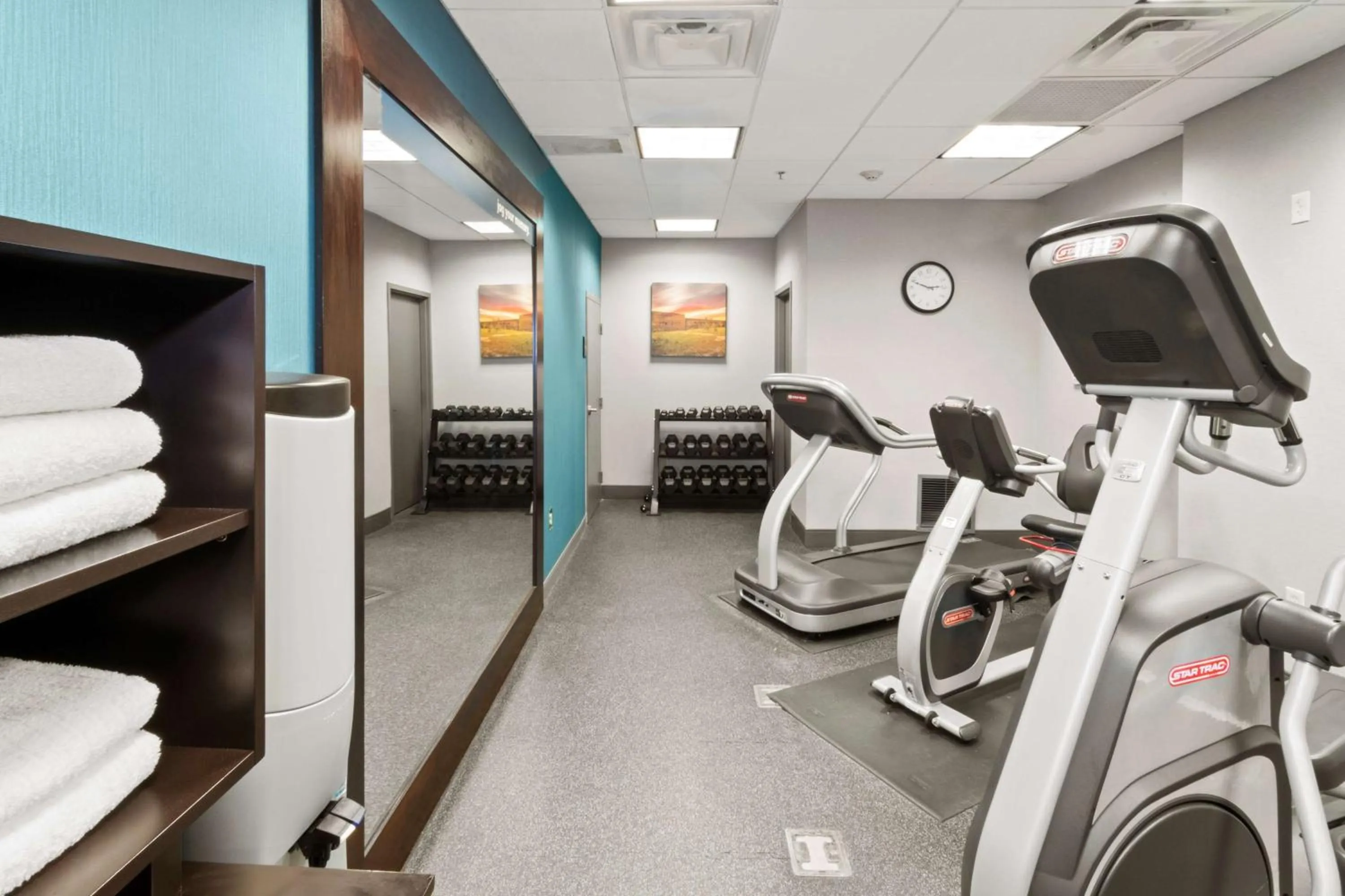 Fitness centre/facilities in Hampton Inn Kingsland