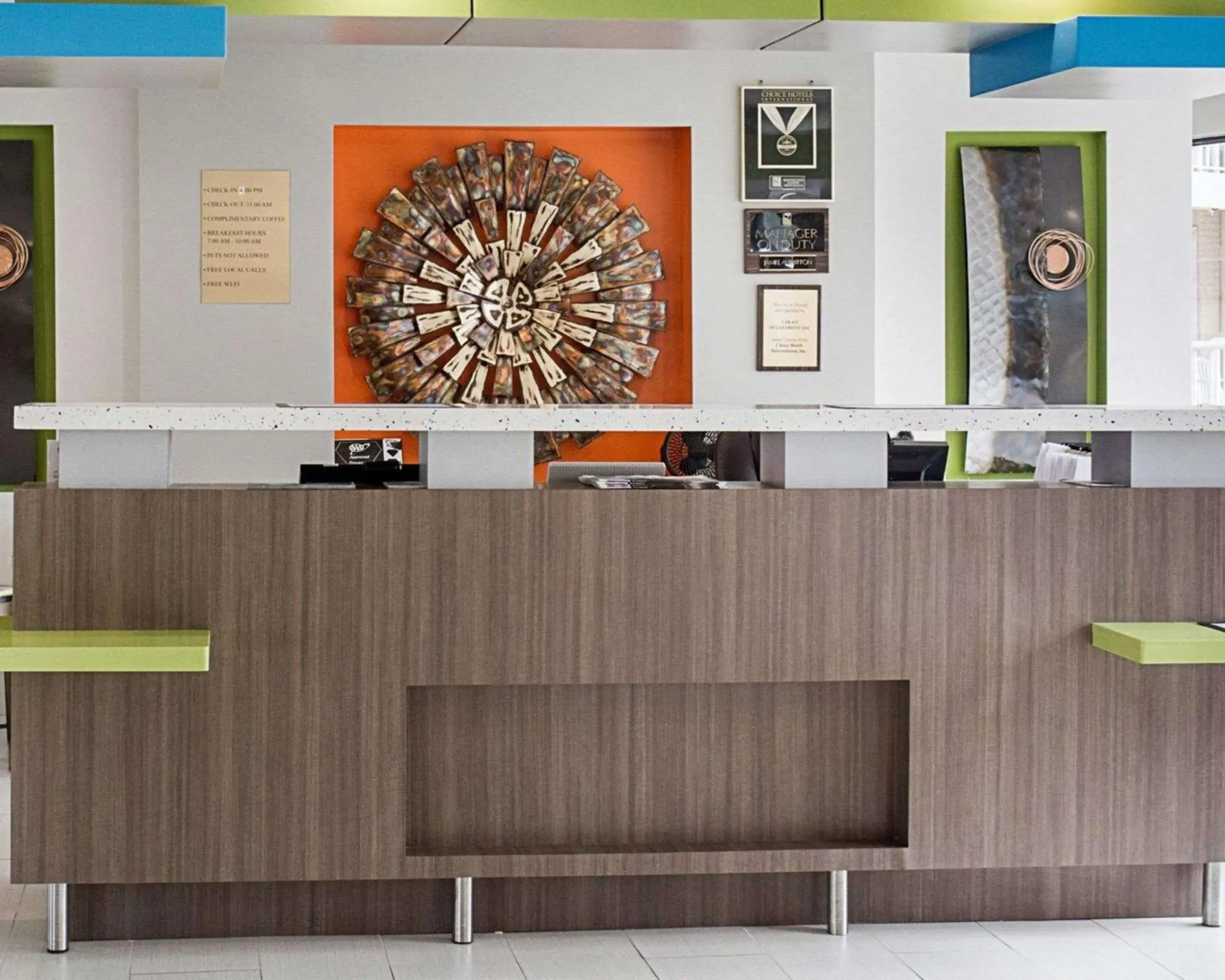 Lobby or reception in Quality Inn & Suites Oceanfront Lobby or reception in Quality Inn & Suites Oceanfront