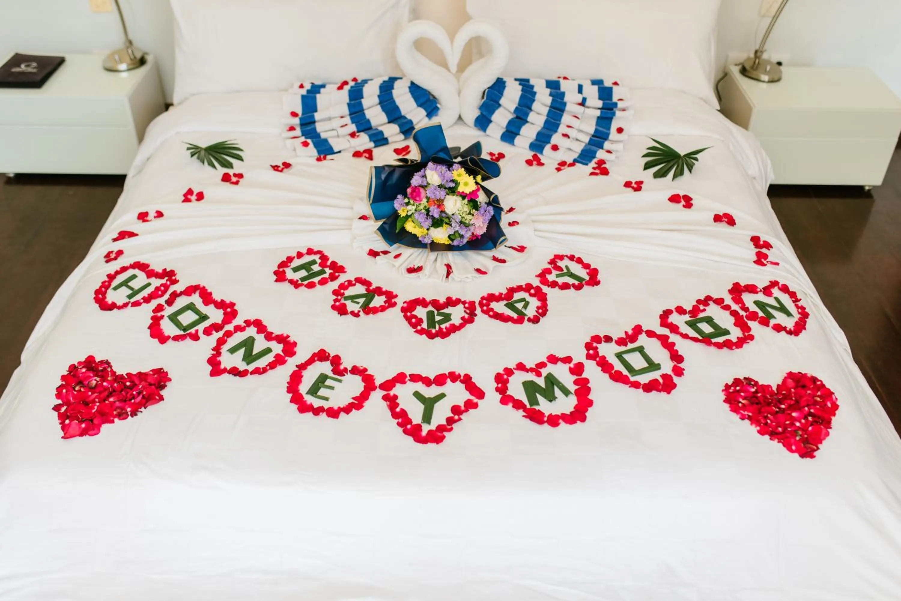 Decorative detail, Bed in C151 Smart Villas at Seminyak