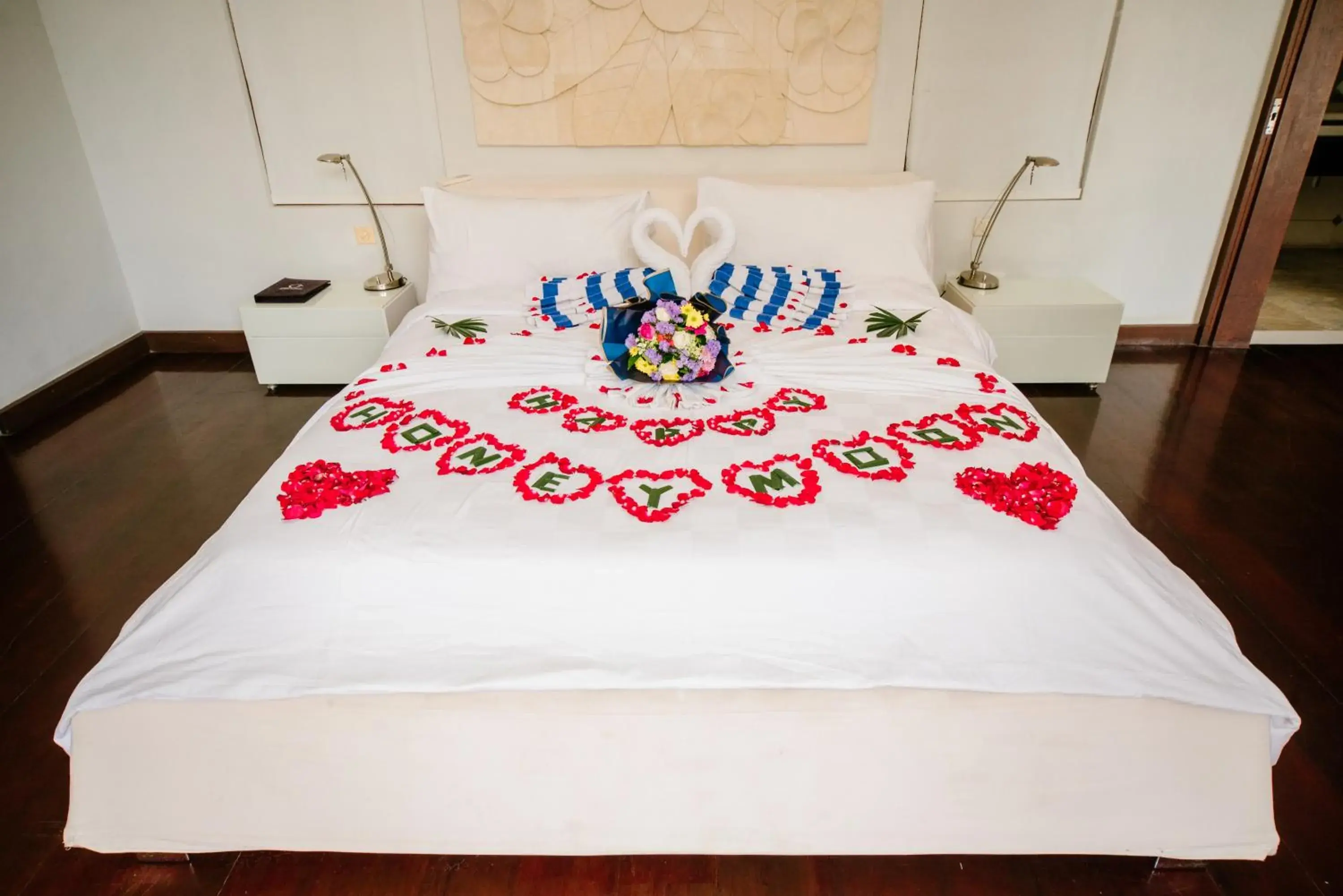 Decorative detail, Bed in C151 Smart Villas at Seminyak Decorative detail, Bed in C151 Smart Villas at Seminyak