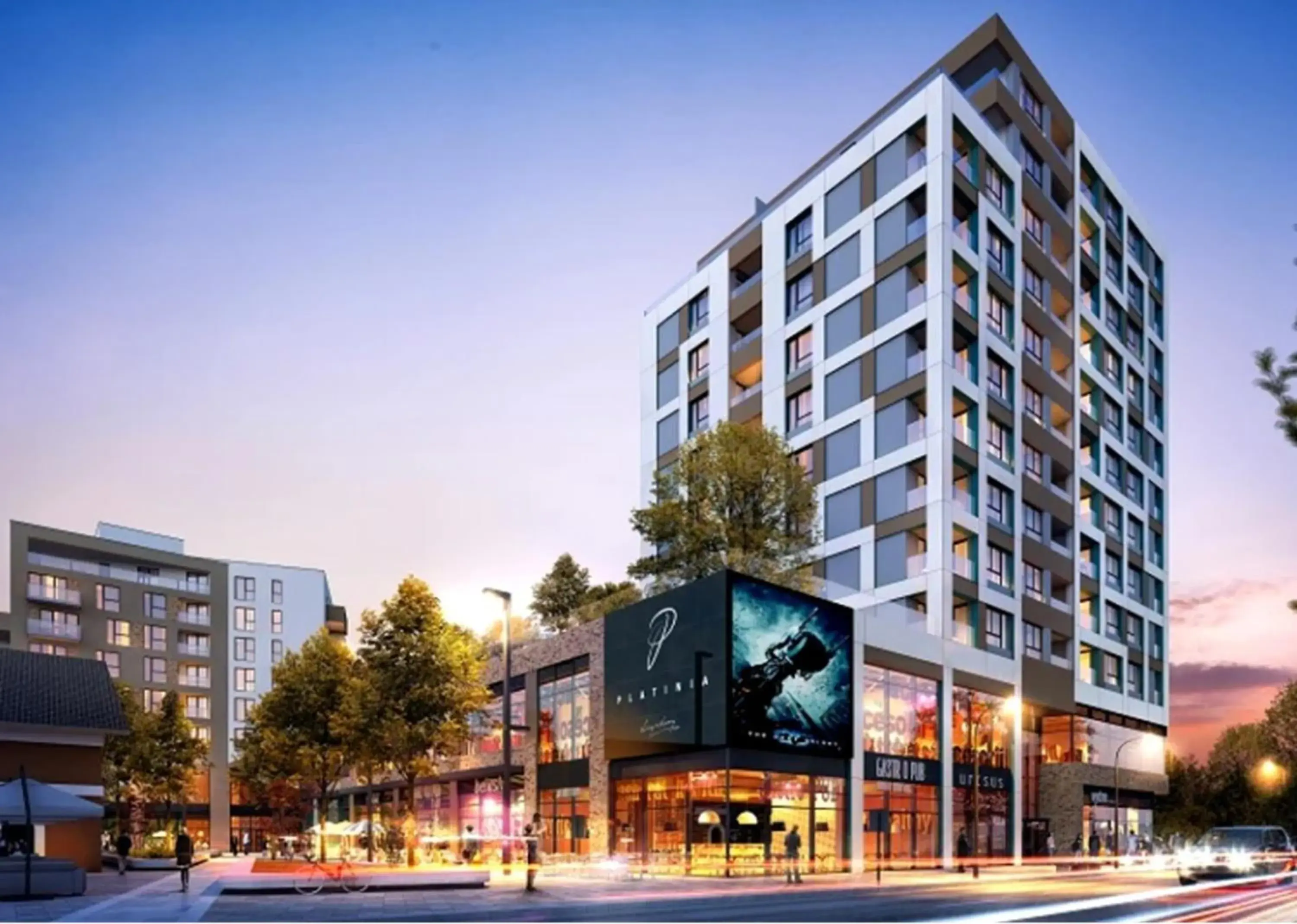 Property building in Hotel Platinia Property building in Hotel Platinia