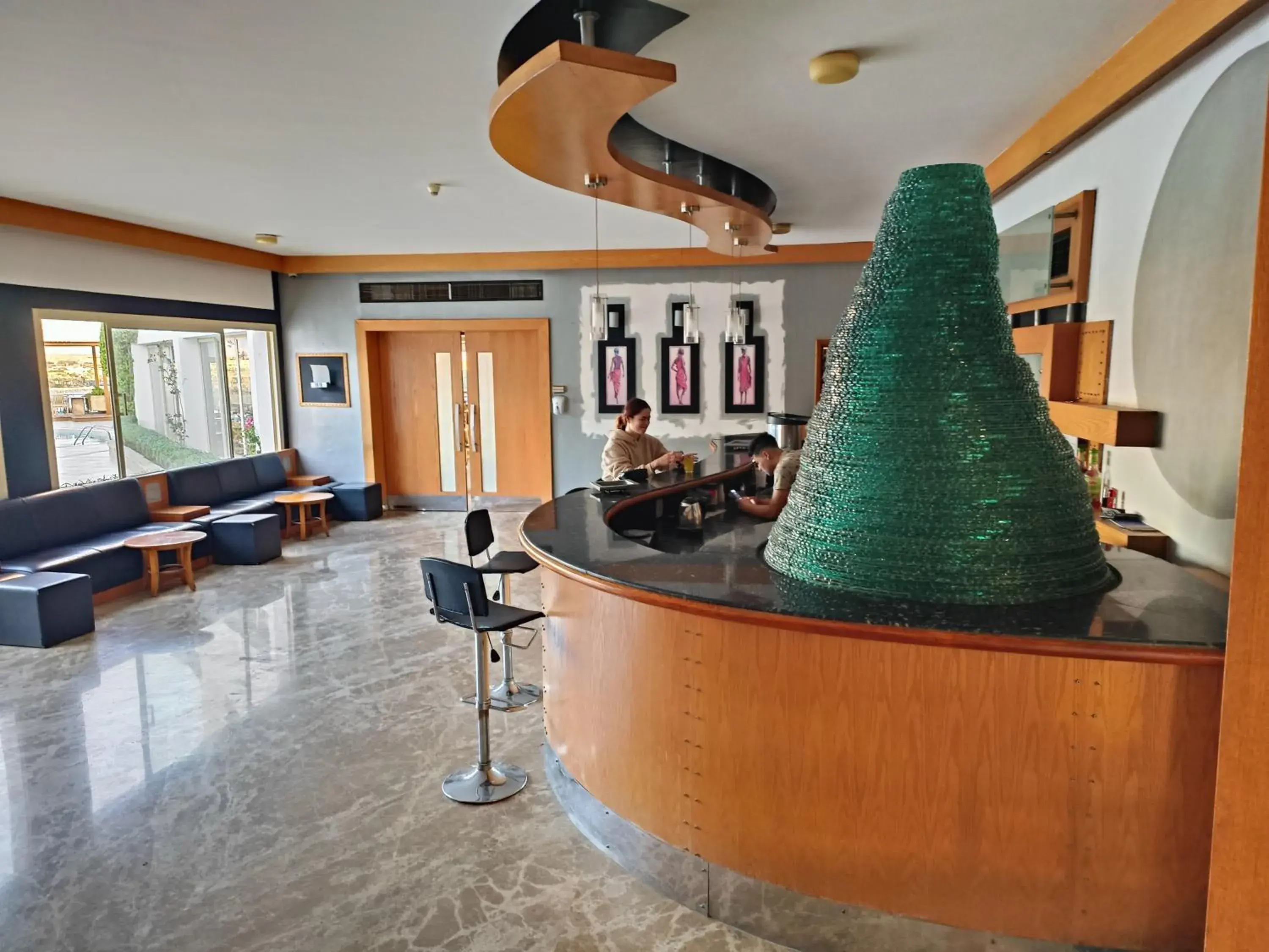 Lounge or bar, Lobby/Reception in Eden Rock Hotel Namaa Bay
